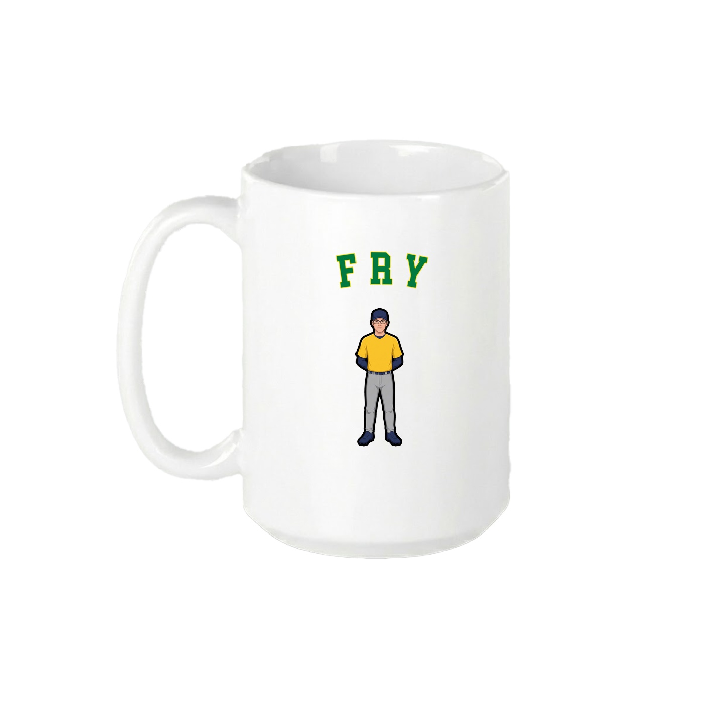 15oz Coffee Mug — Shirsey Arch in White