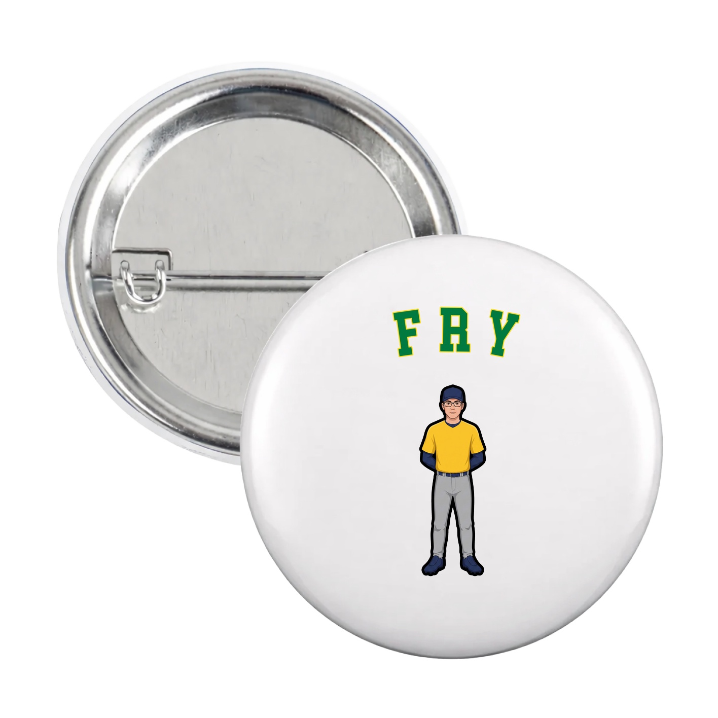 Game Day Button — Shirsey Arch in White