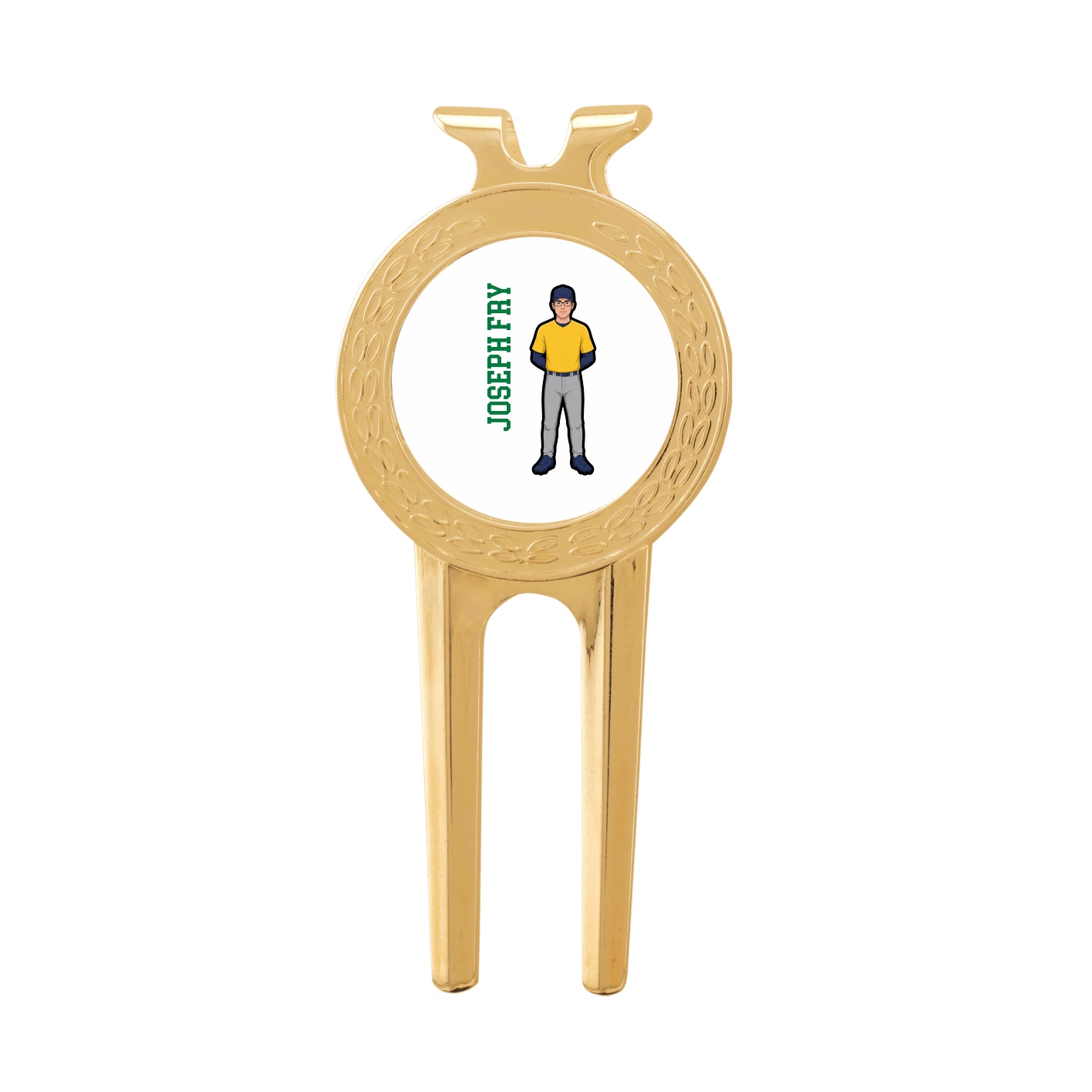 Divot Tool with Ball Marker — Name Vertical in Classic