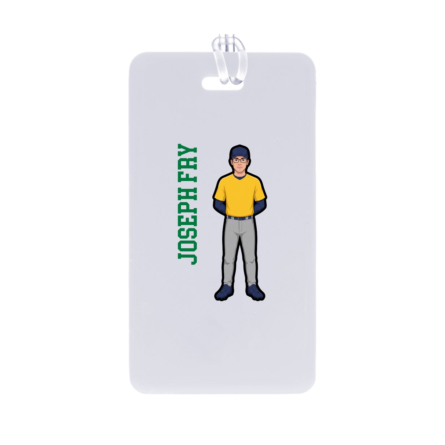 Bag Tag — Name Vertical in Classic