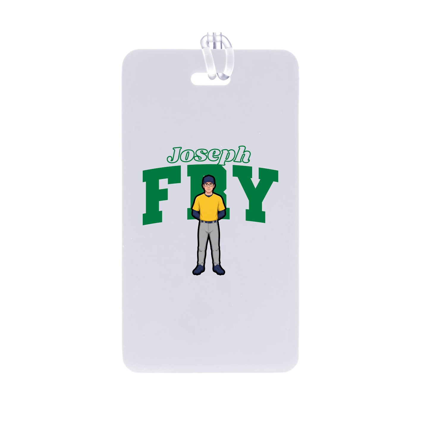 Bag Tag — Name Arch in Classic