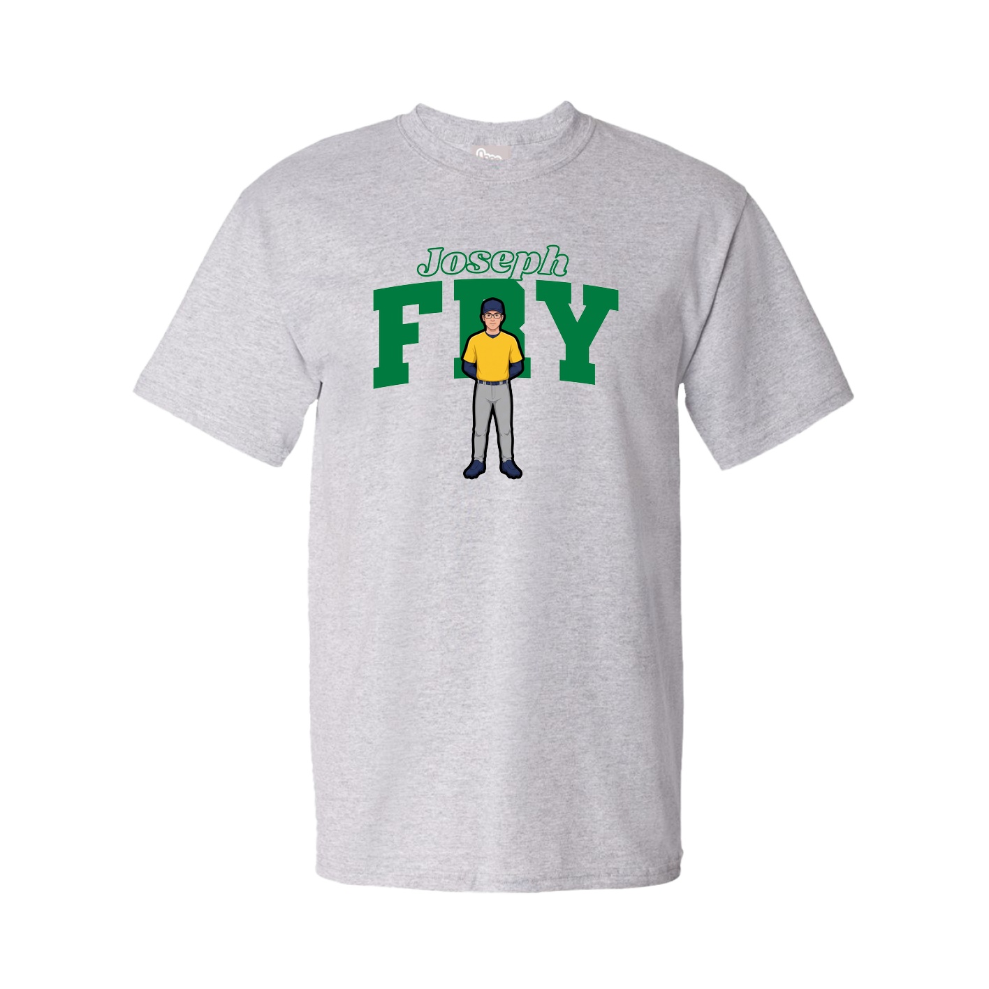 Tee — Name Arch in Grey