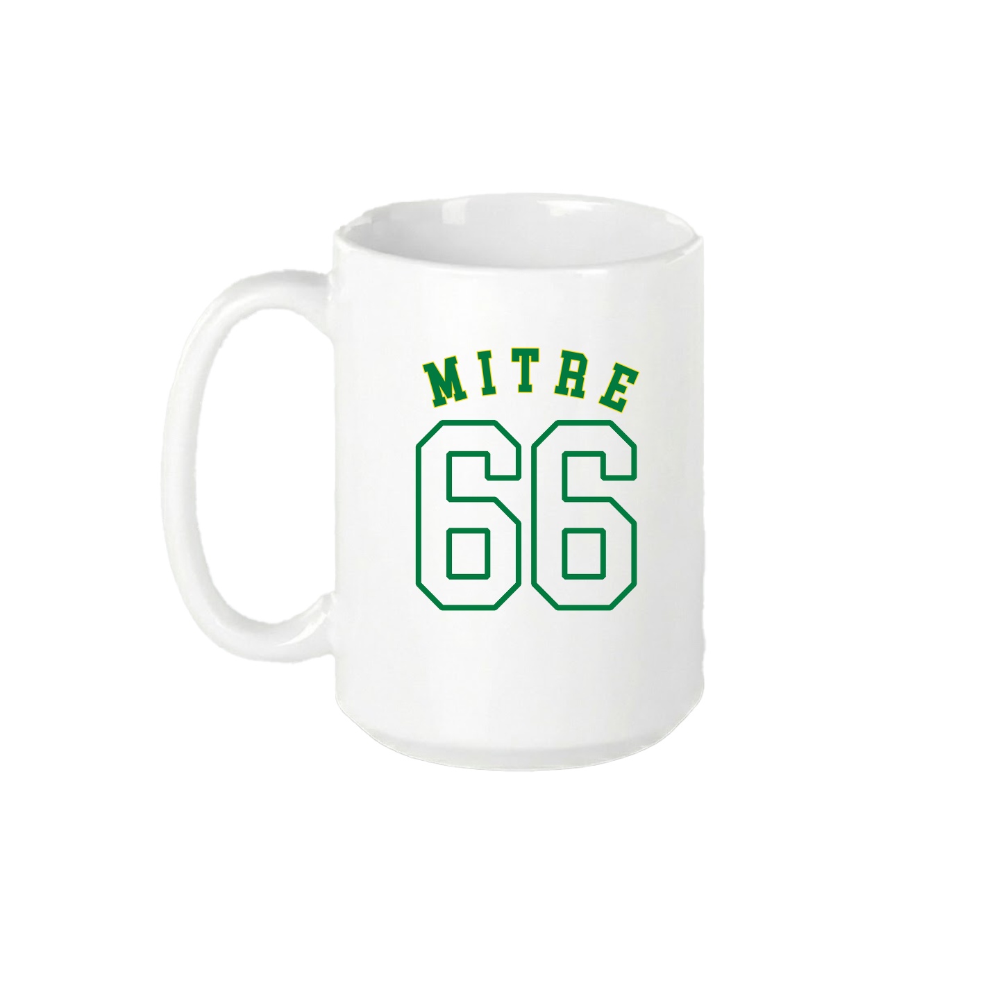 15oz Coffee Mug — Shirsey Arch in White