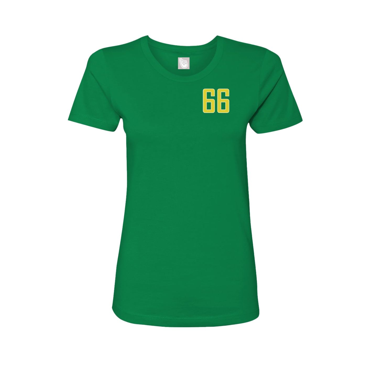 Fitted Women's Tee — Front Shirsy in Green