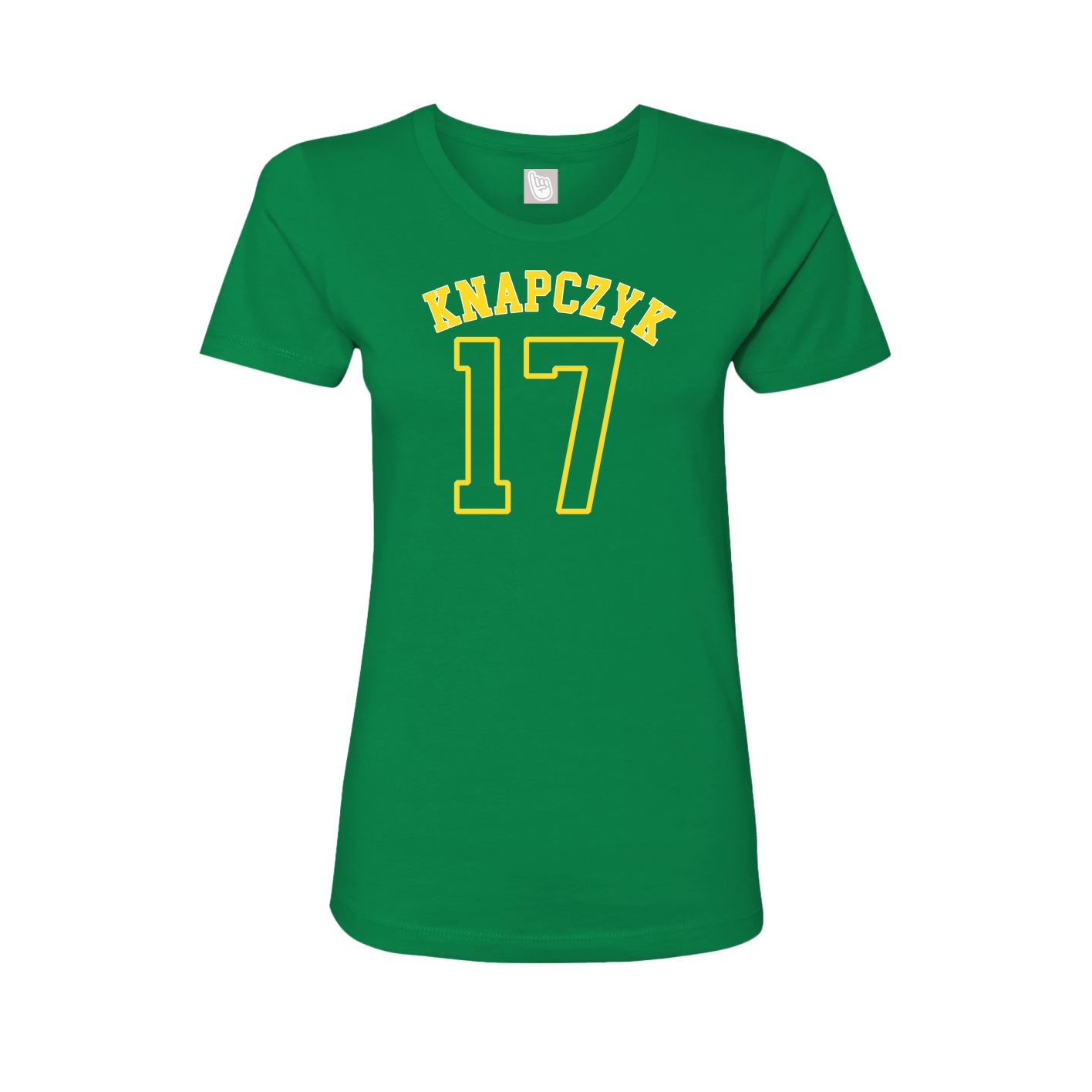 Fitted Women's Tee — Shirsey Arch in Green