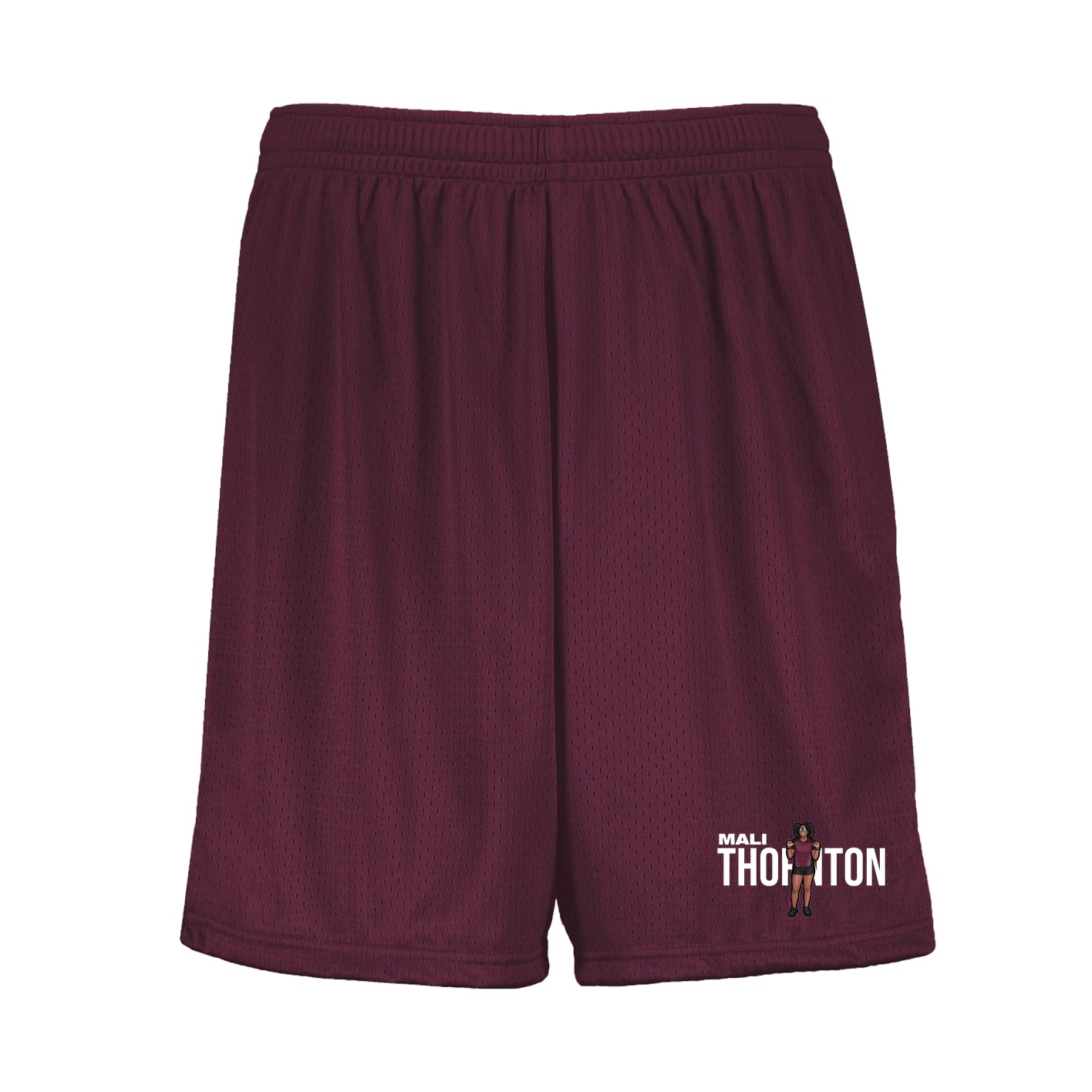 Shorts — Player Name in Maroon
