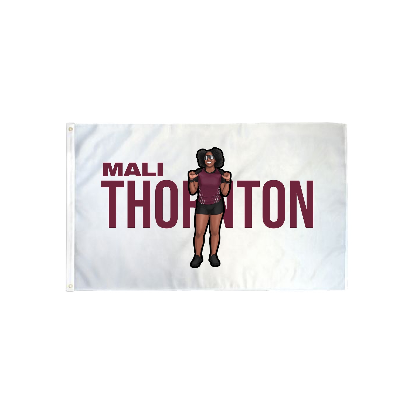 3x5 Flag — Player Name in Classic