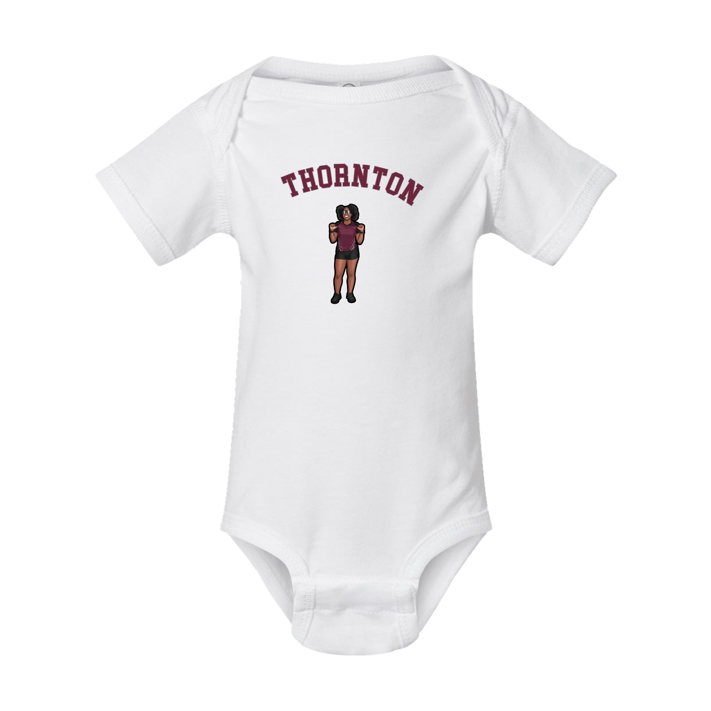 Baby Onesie — Shirsey Arch in White