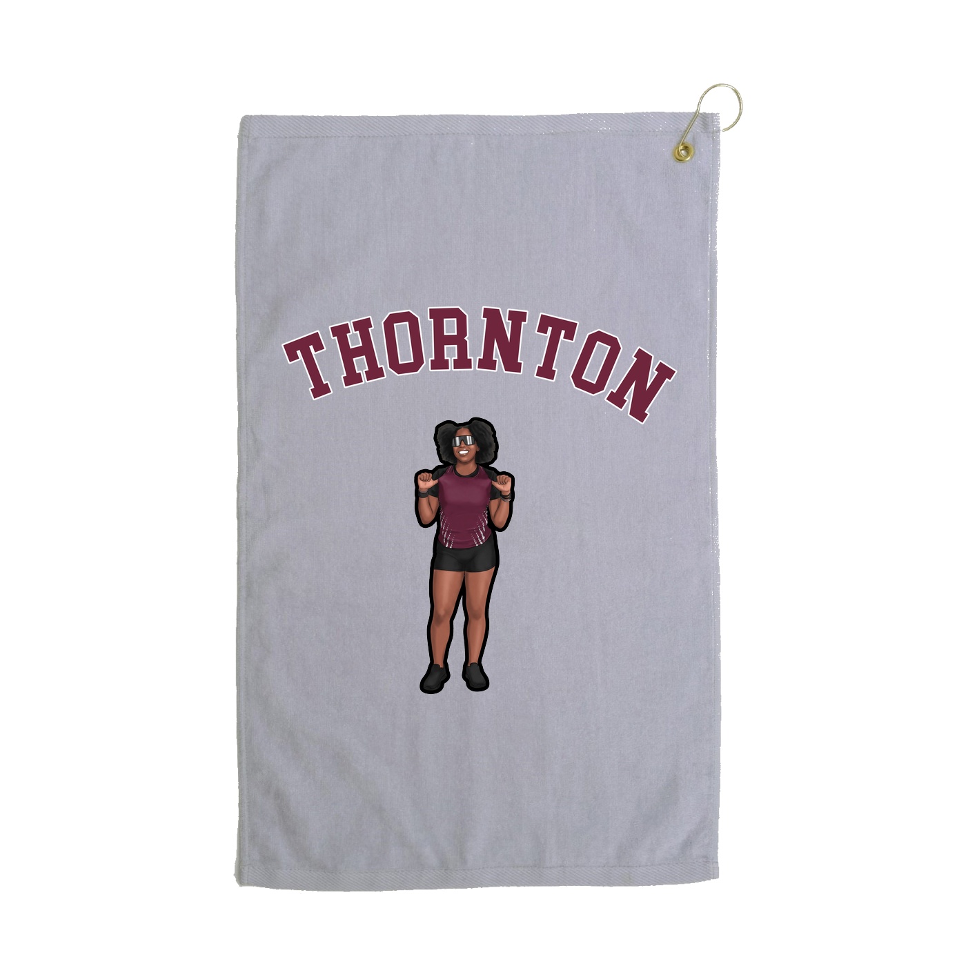 Golf Towel — Shirsey Arch in Grey