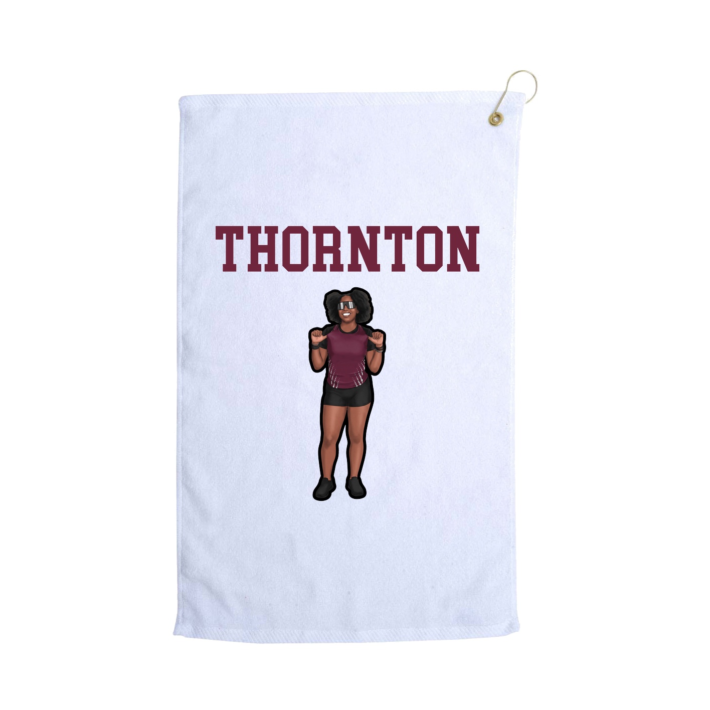 Golf Towel — Shirsey in White