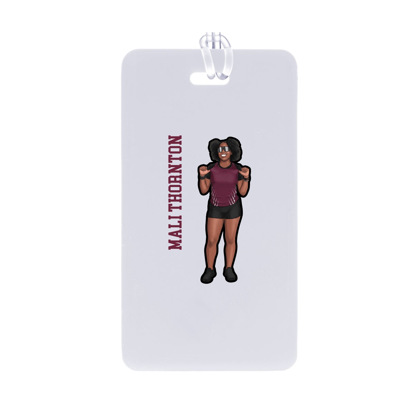 Bag Tag — Name Vertical in Classic