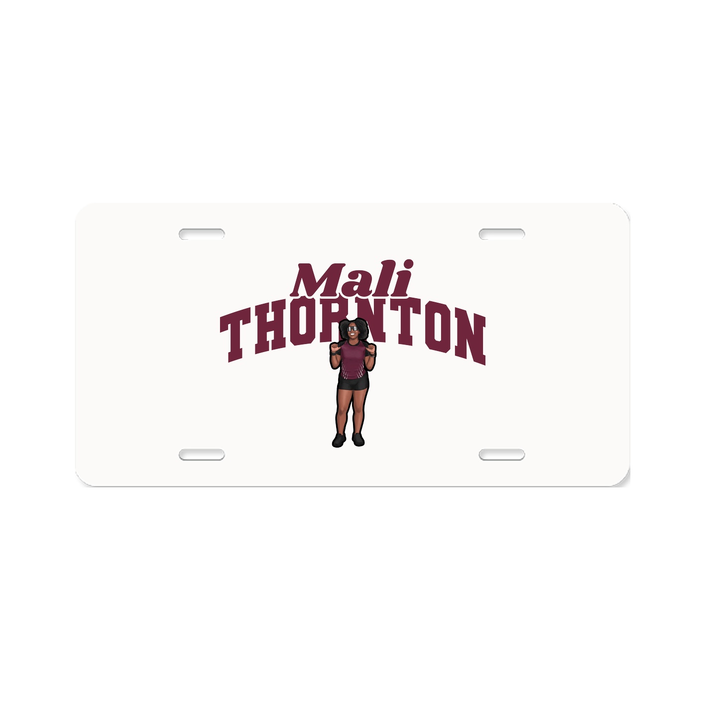License Plate — Signature Arch in Classic