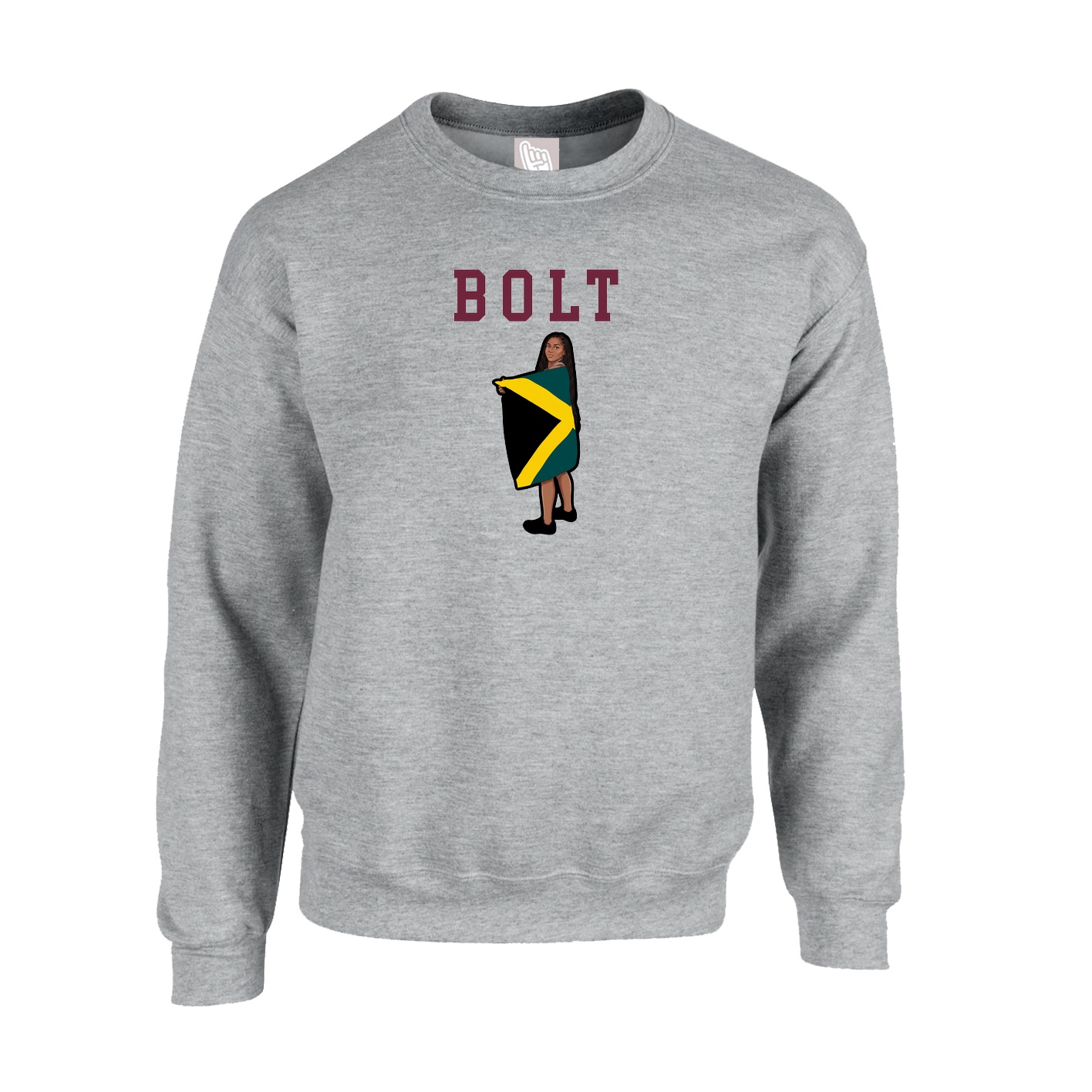 Fleece Crew — Shirsey in Grey