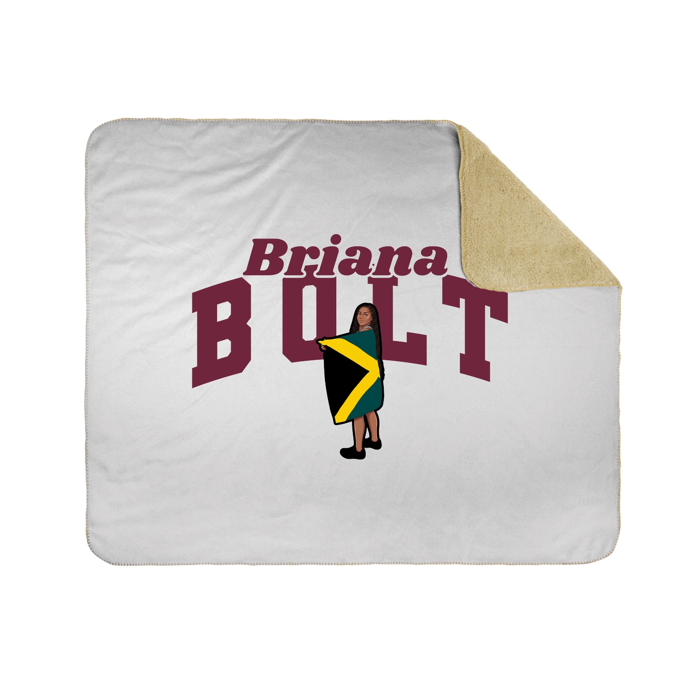 Throw Blanket — Signature Arch in White