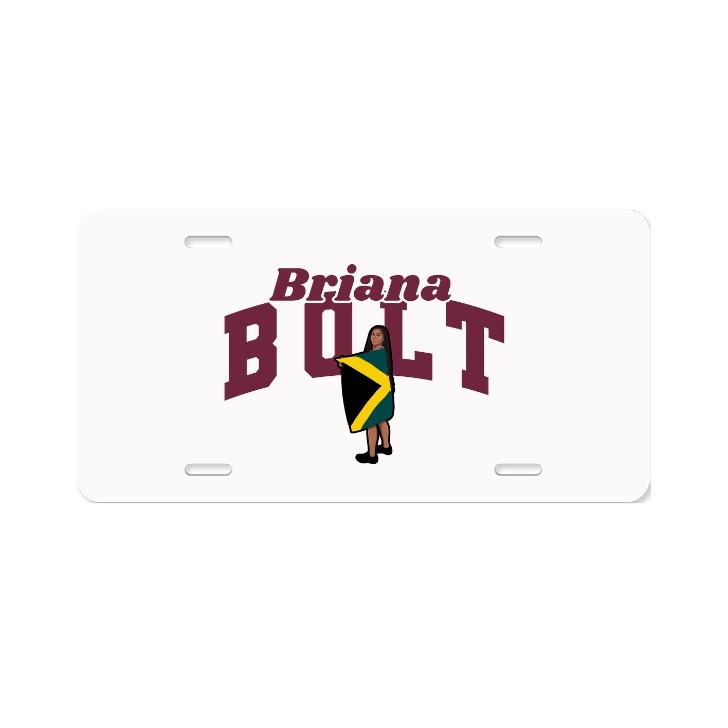 License Plate — Signature Arch in Classic