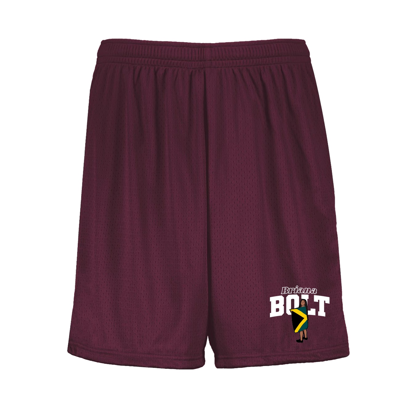 Shorts — Name Arch in Maroon