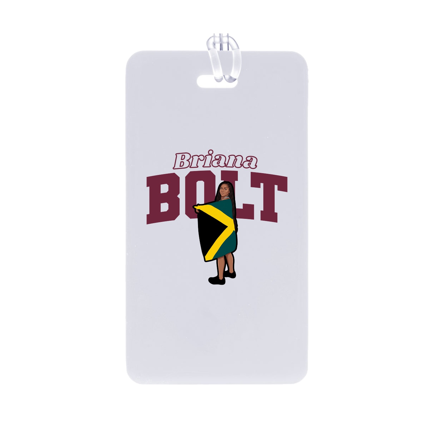 Bag Tag — Name Arch in Classic