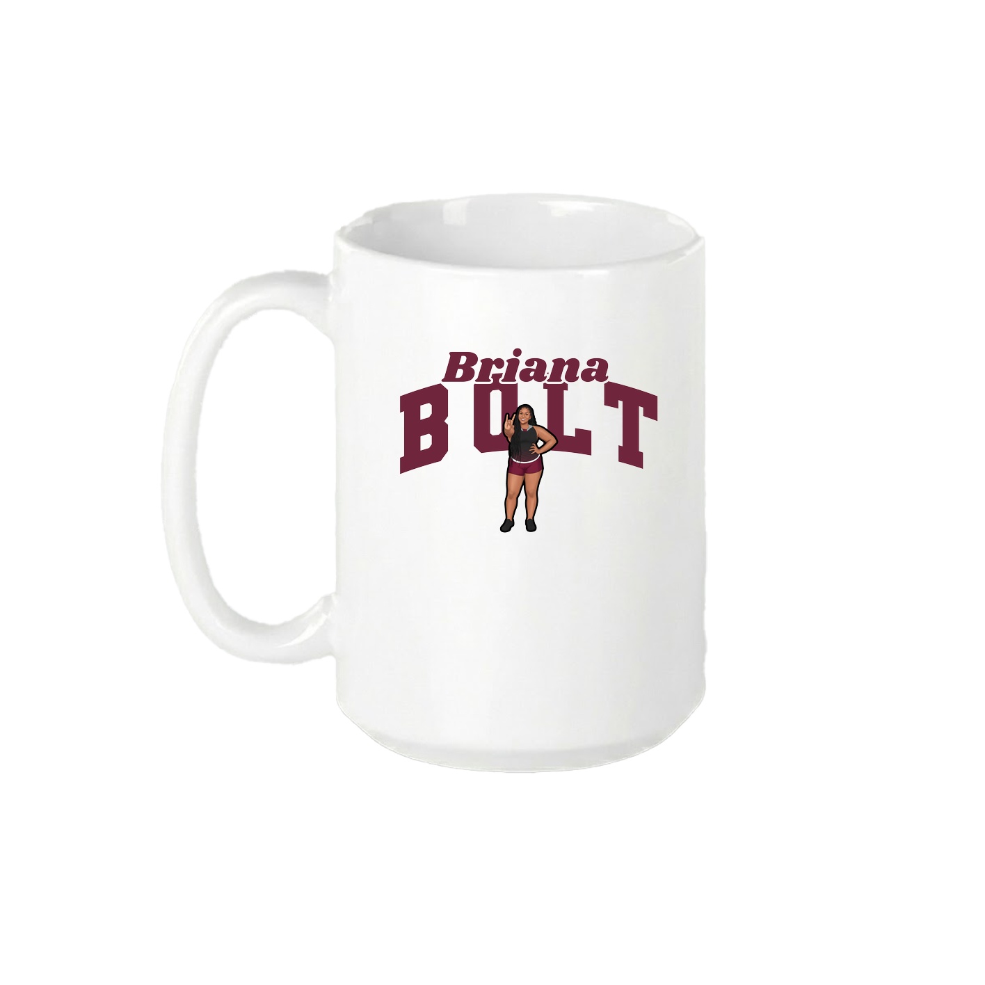 15oz Coffee Mug — Signature Arch in White