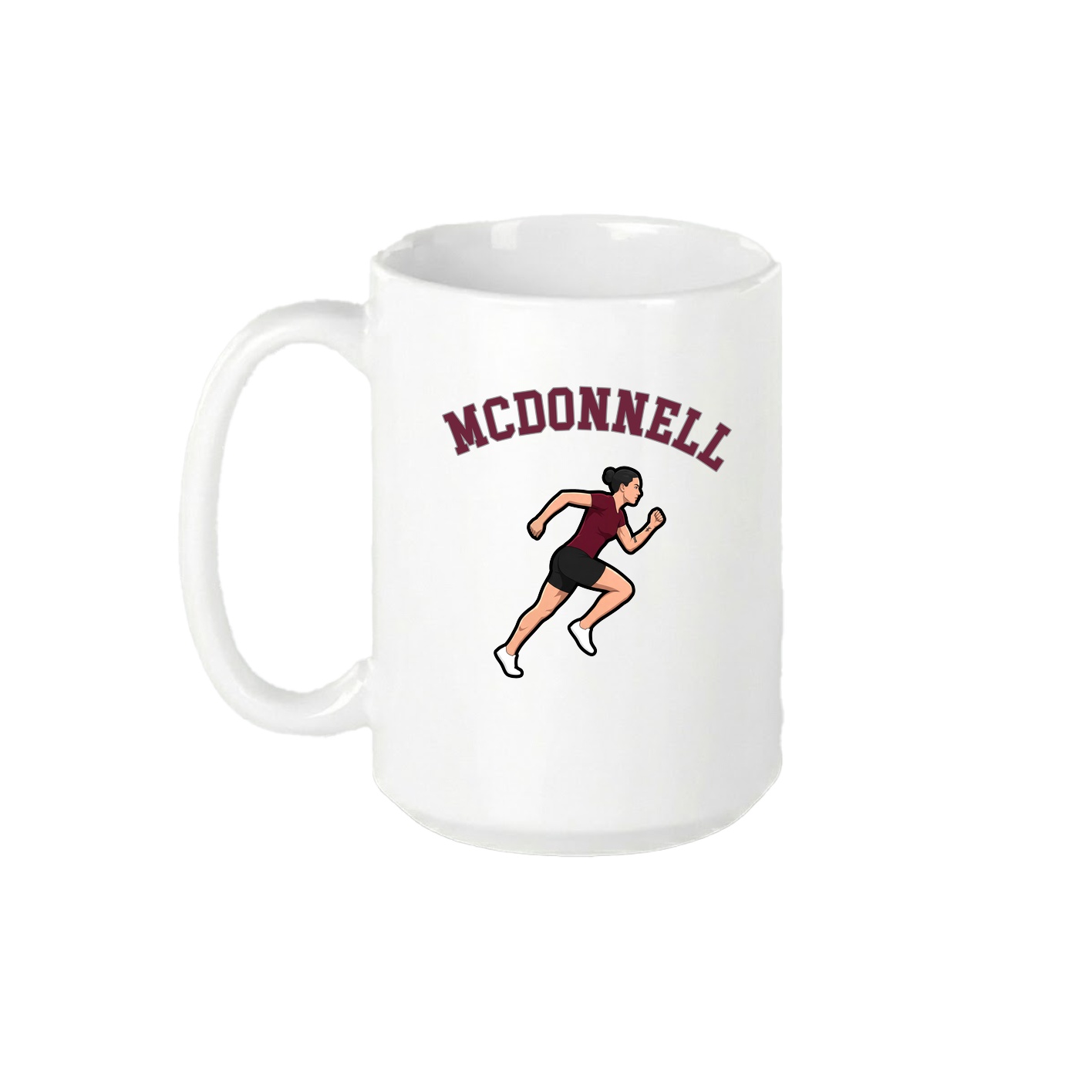 15oz Coffee Mug — Shirsey Arch in White