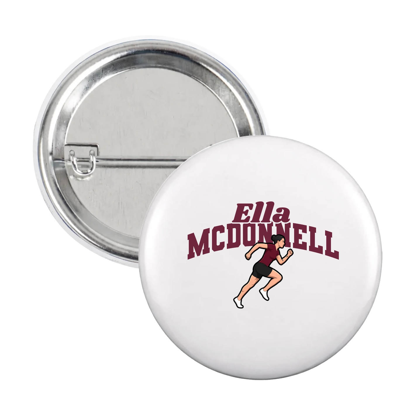 Game Day Button — Signature Arch in White
