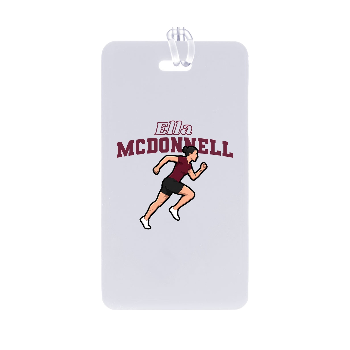Bag Tag — Name Arch in Classic