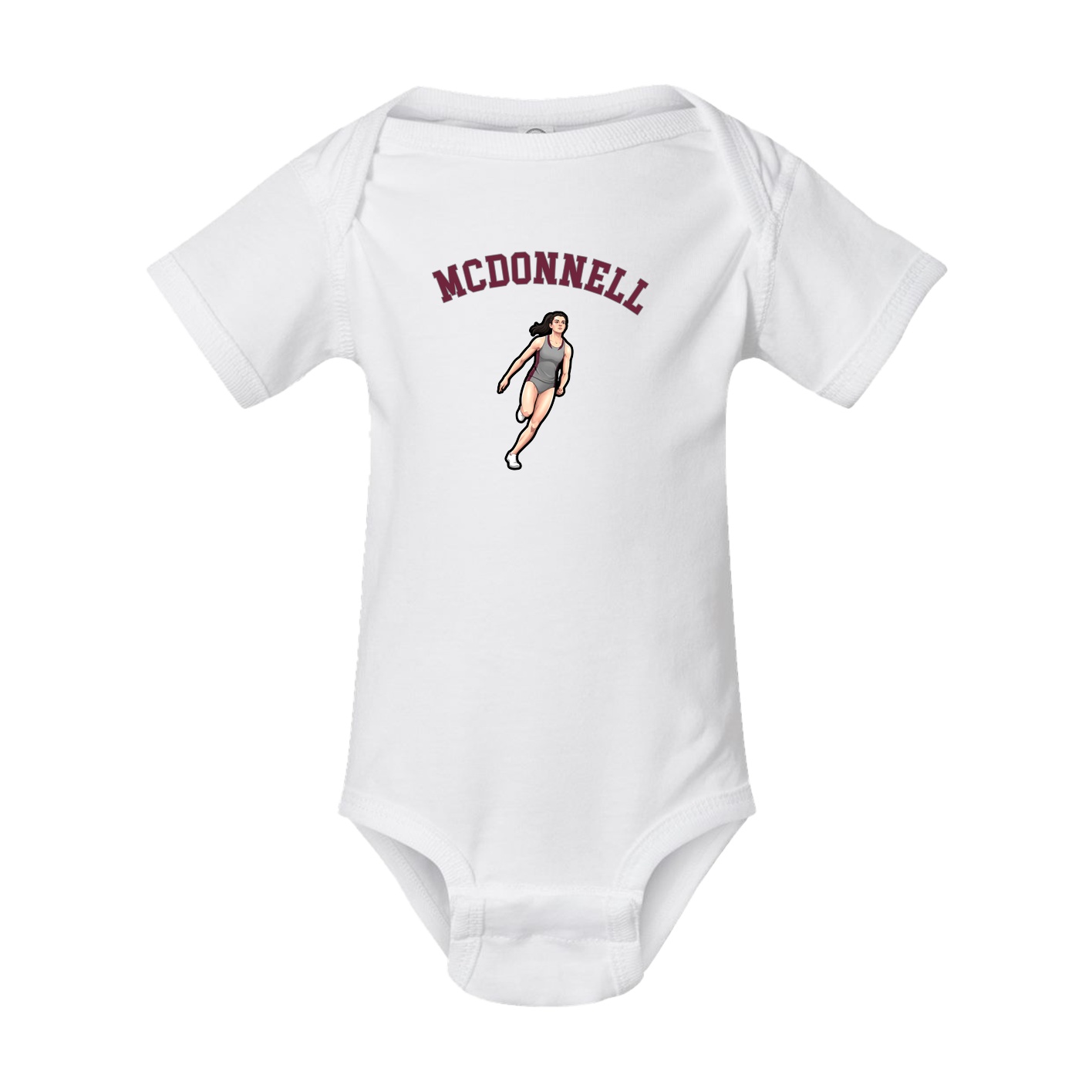 Baby Onesie — Shirsey Arch in White