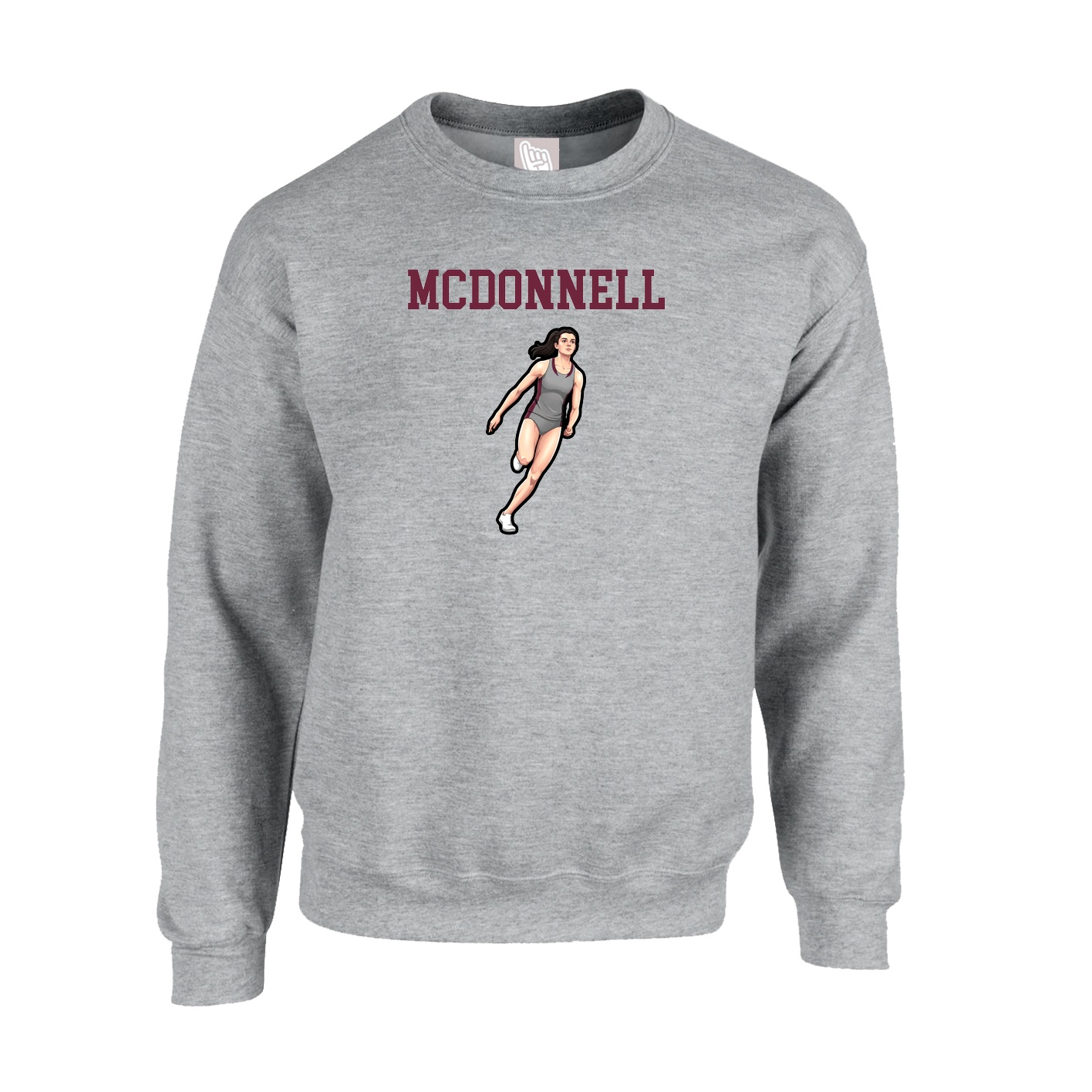 Fleece Crew — Shirsey in Grey