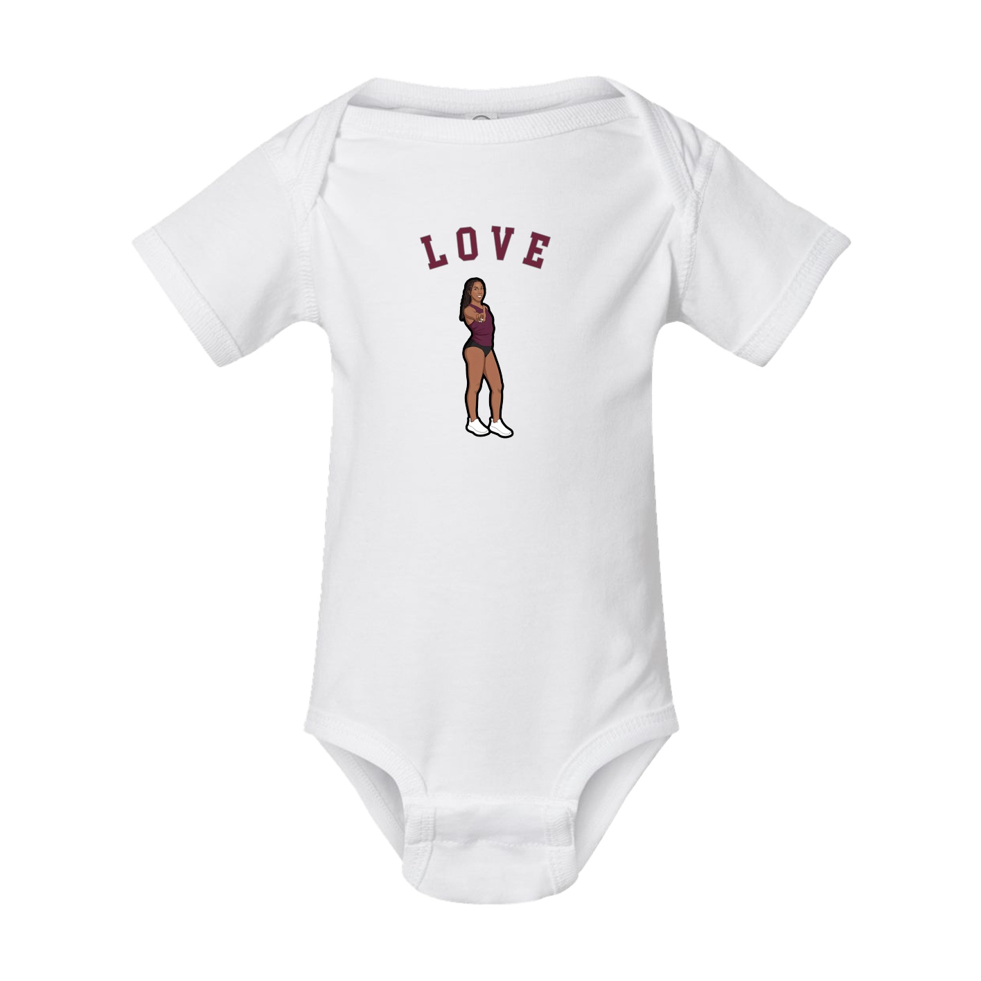 Baby Onesie — Shirsey Arch in White