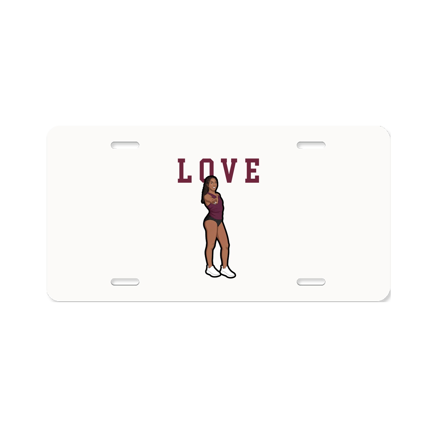 License Plate — Shirsey in Classic