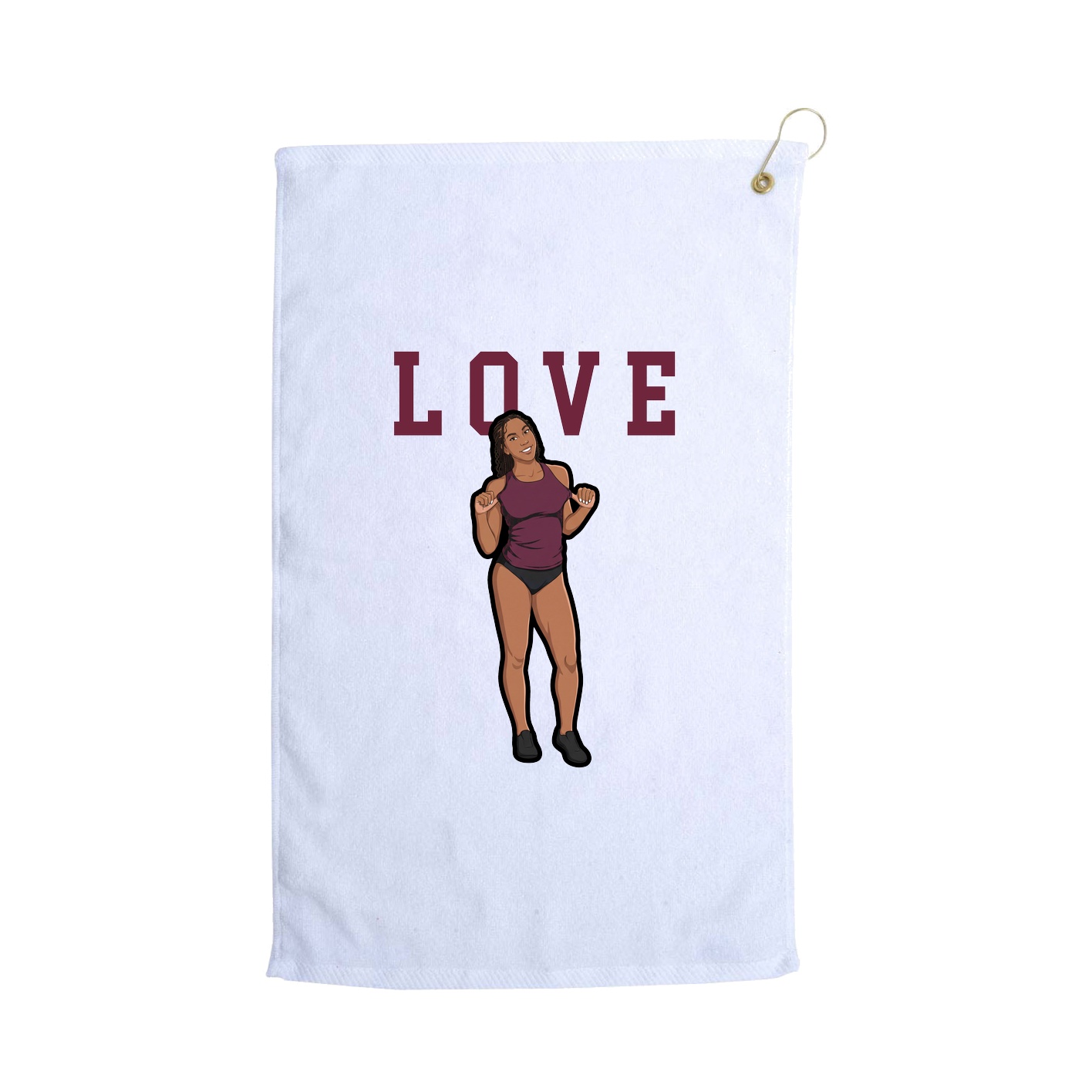 Golf Towel — Shirsey in White