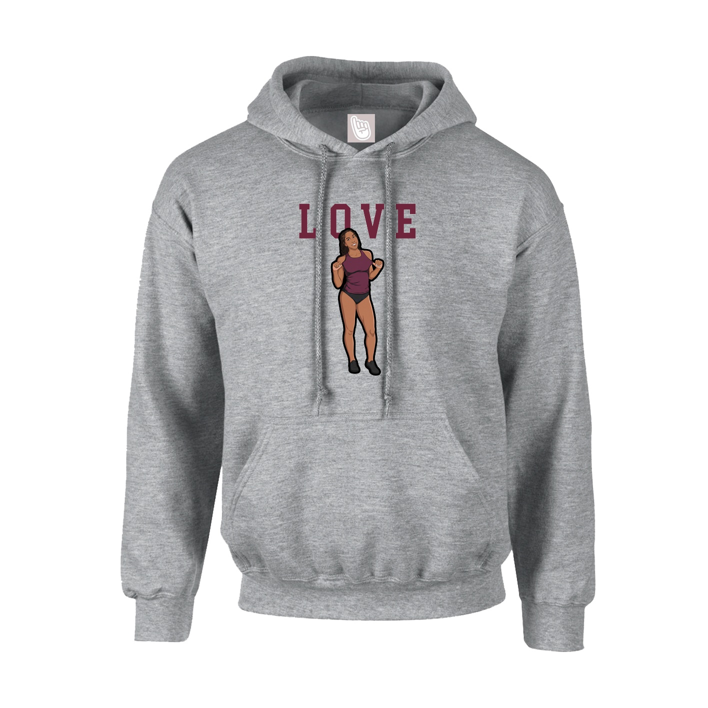 Hoodie — Shirsey in Grey