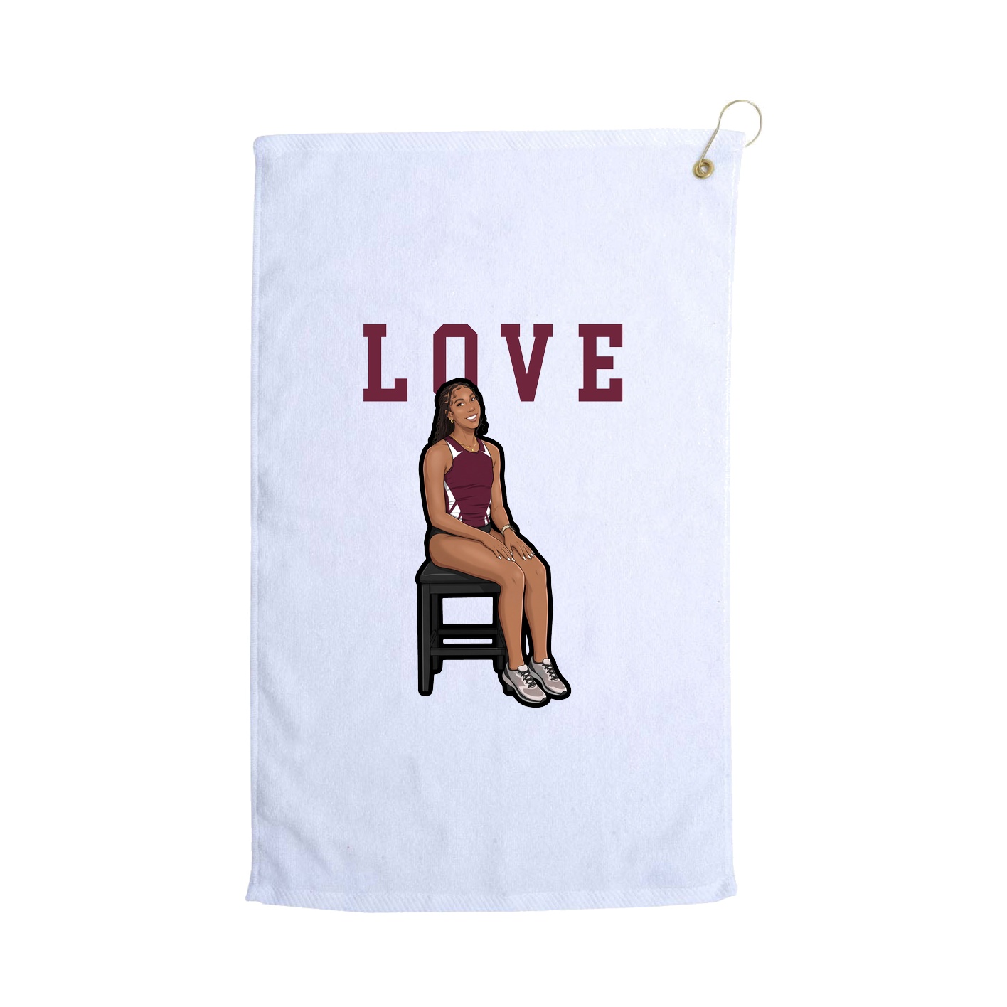 Golf Towel — Shirsey in White