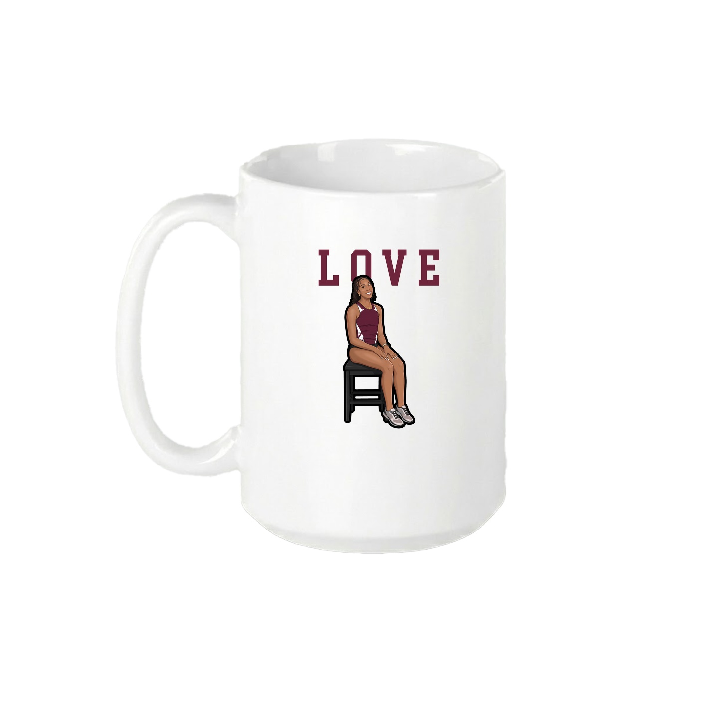 15oz Coffee Mug — Shirsey in White