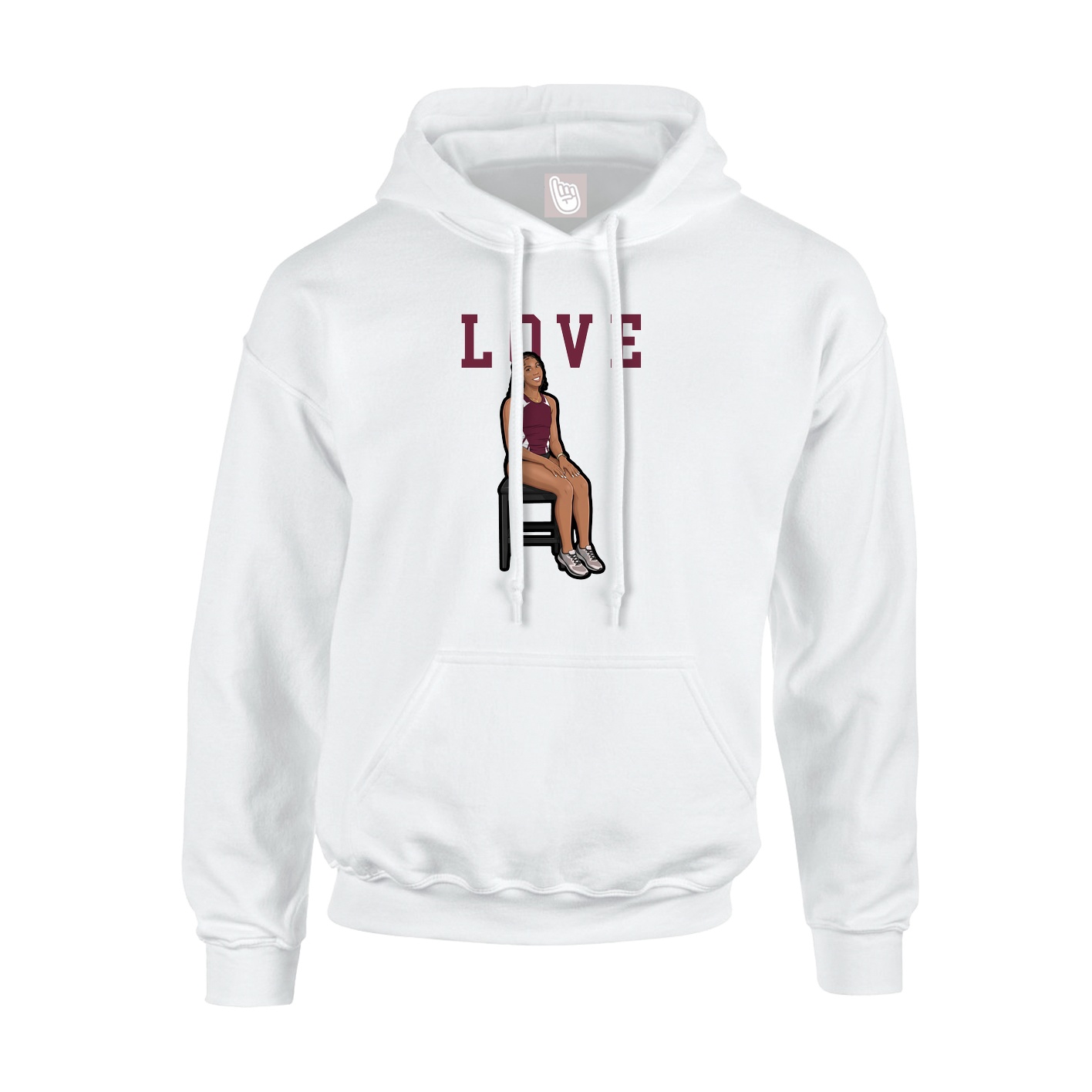 Youth Hoodie — Shirsey in White