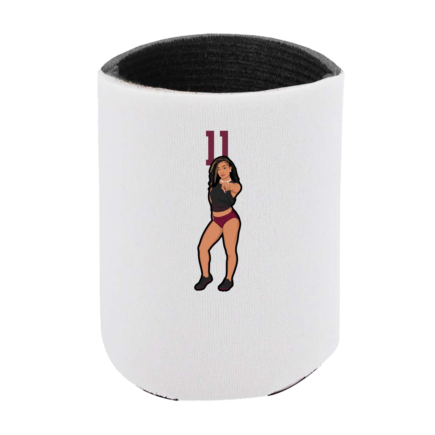 Can Holder — Number Top in White