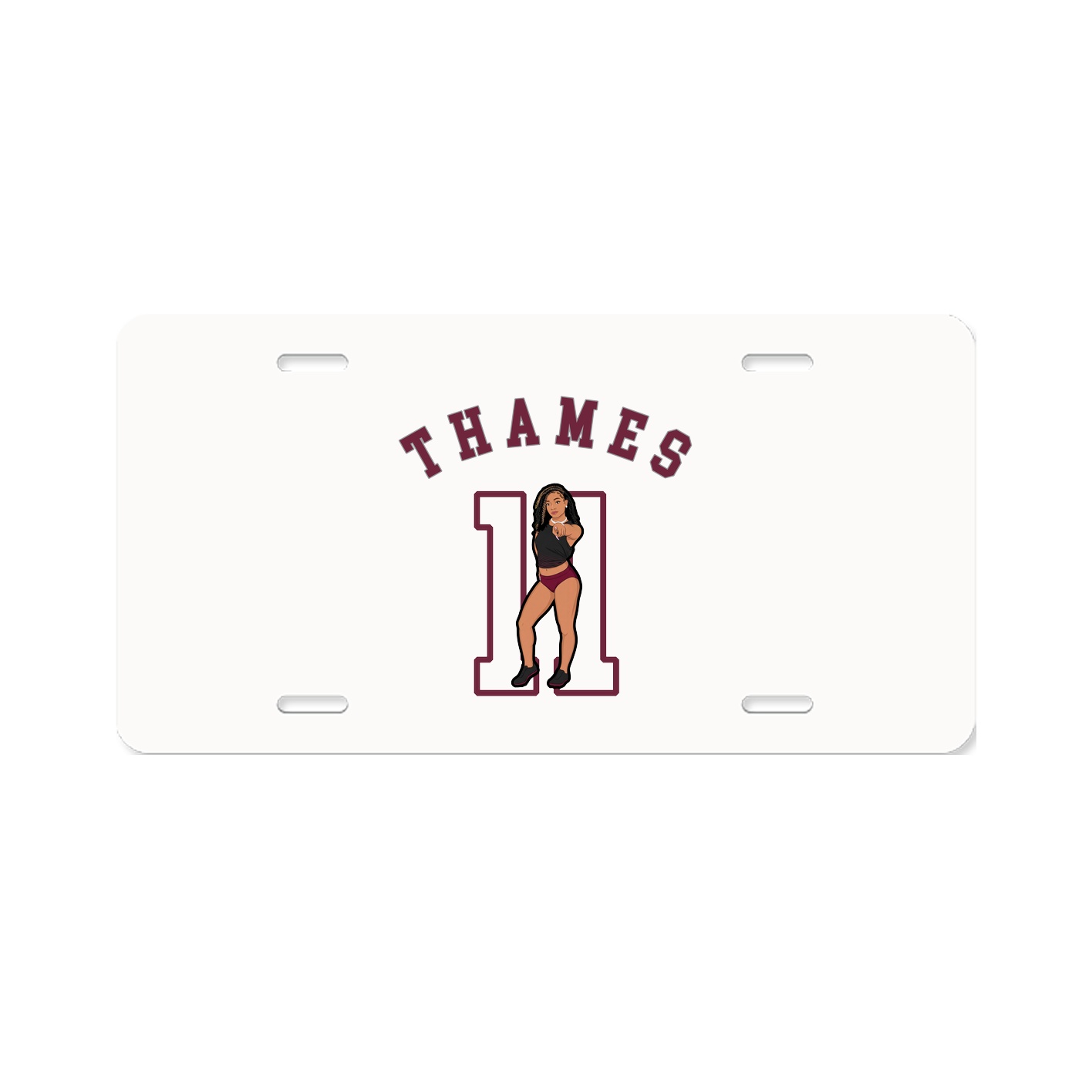 License Plate — Shirsey Arch in Classic