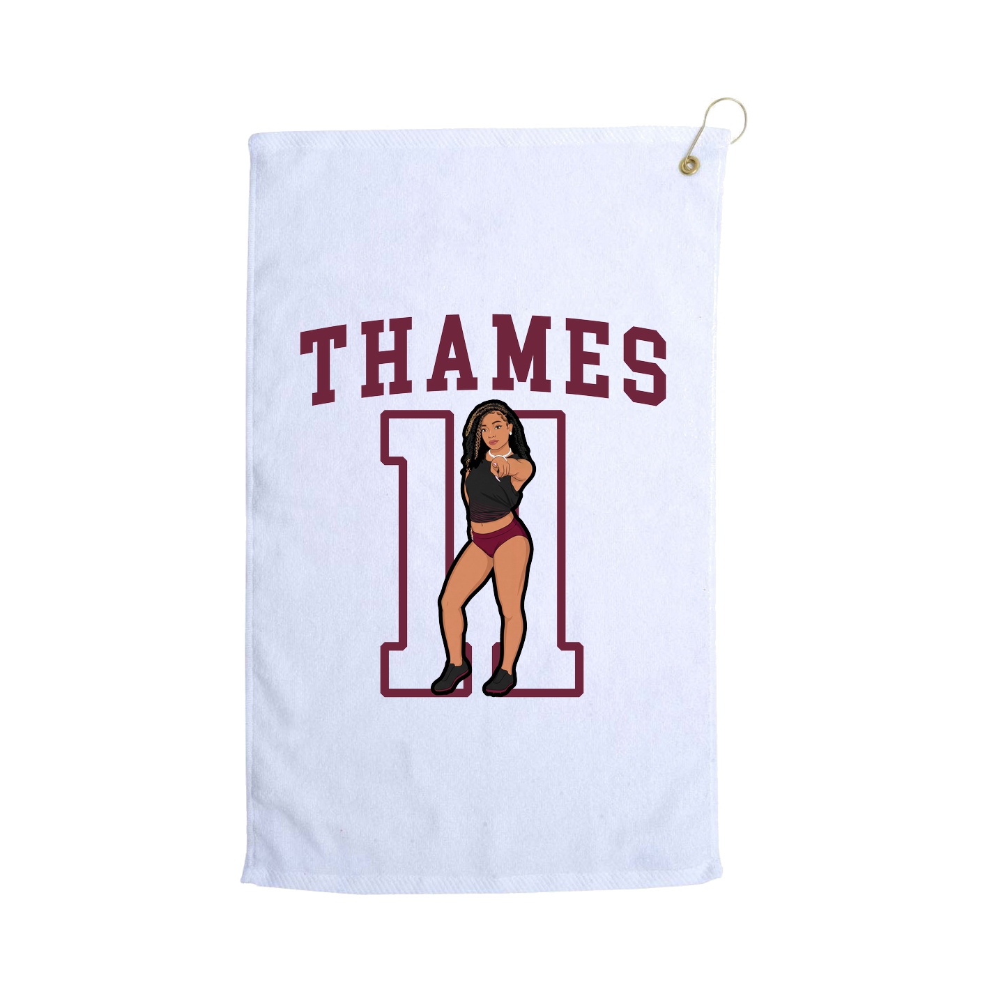 Golf Towel — Shirsey in White