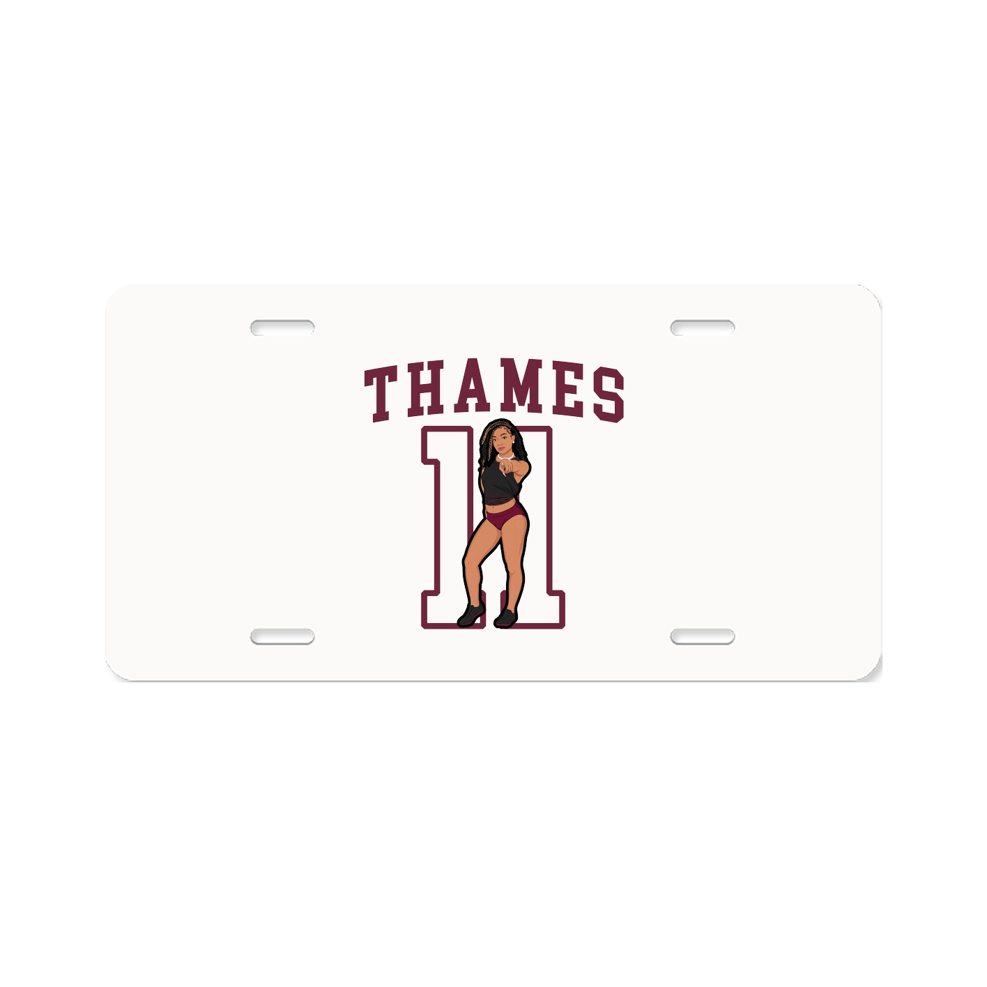 License Plate — Shirsey in Classic