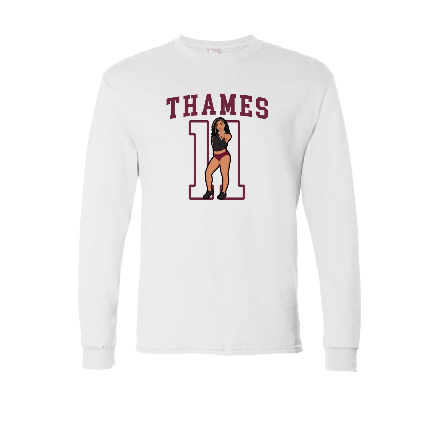 Long Sleeve Tee — Shirsey in White