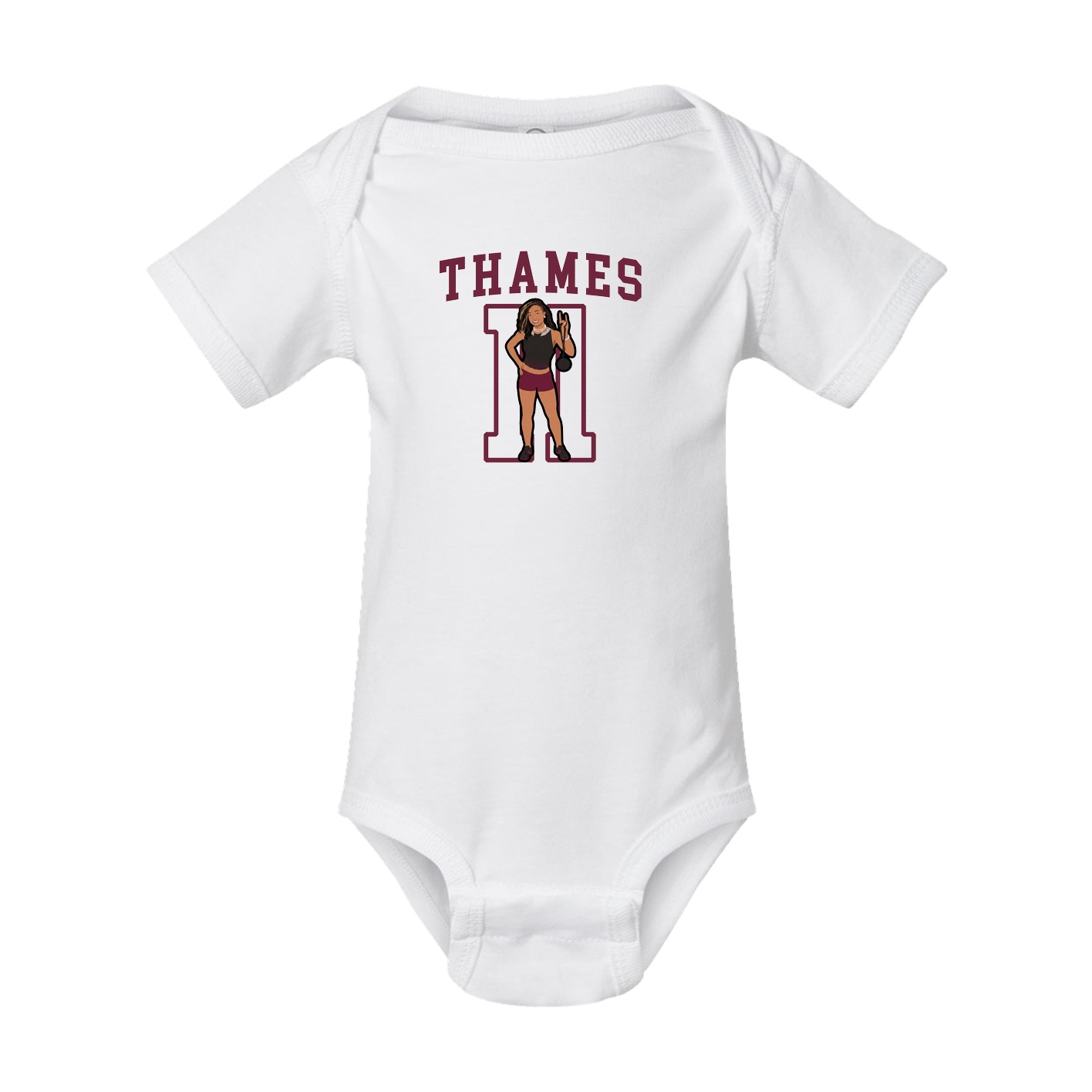Baby Onesie — Shirsey in White