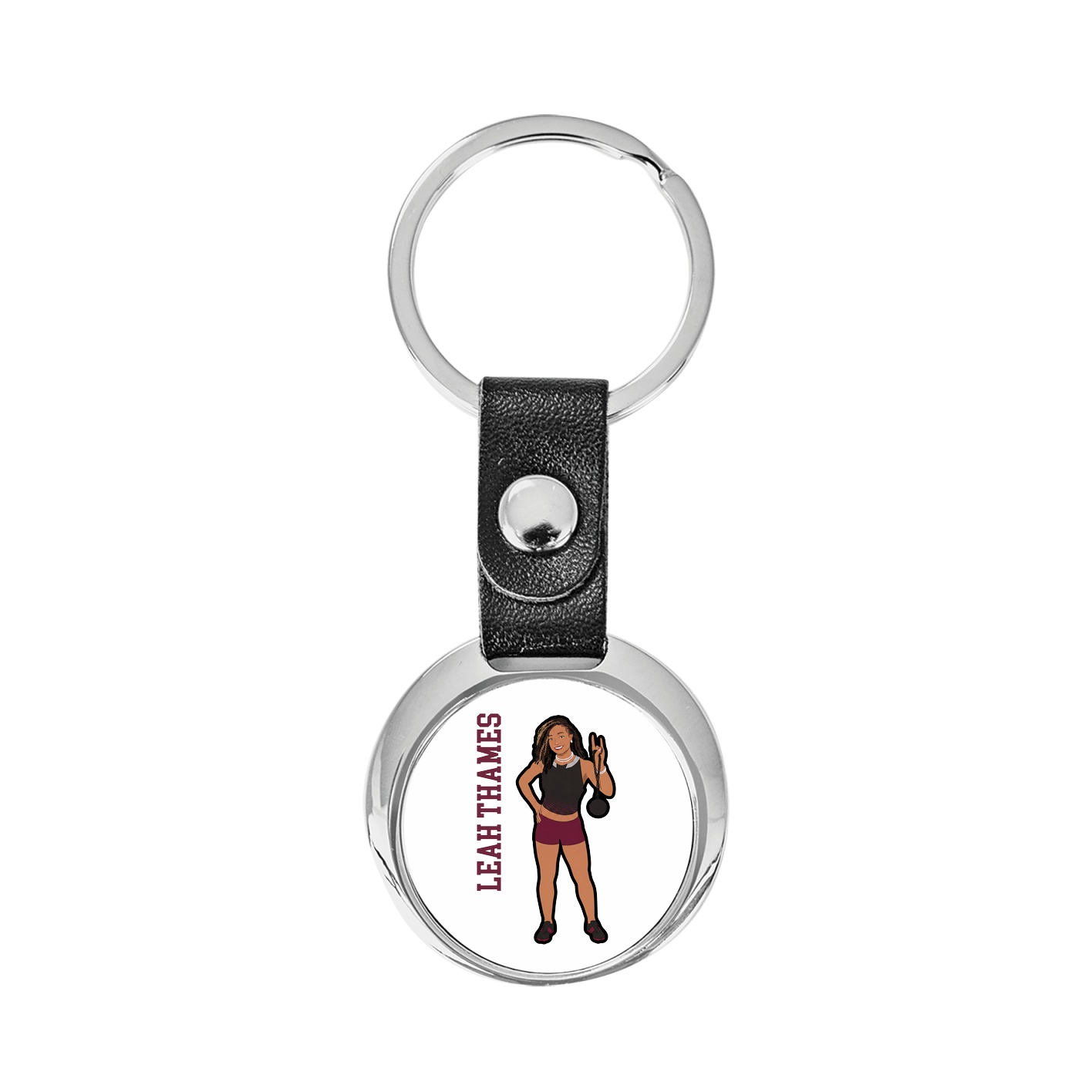 Key Chain — Name Vertical in Classic