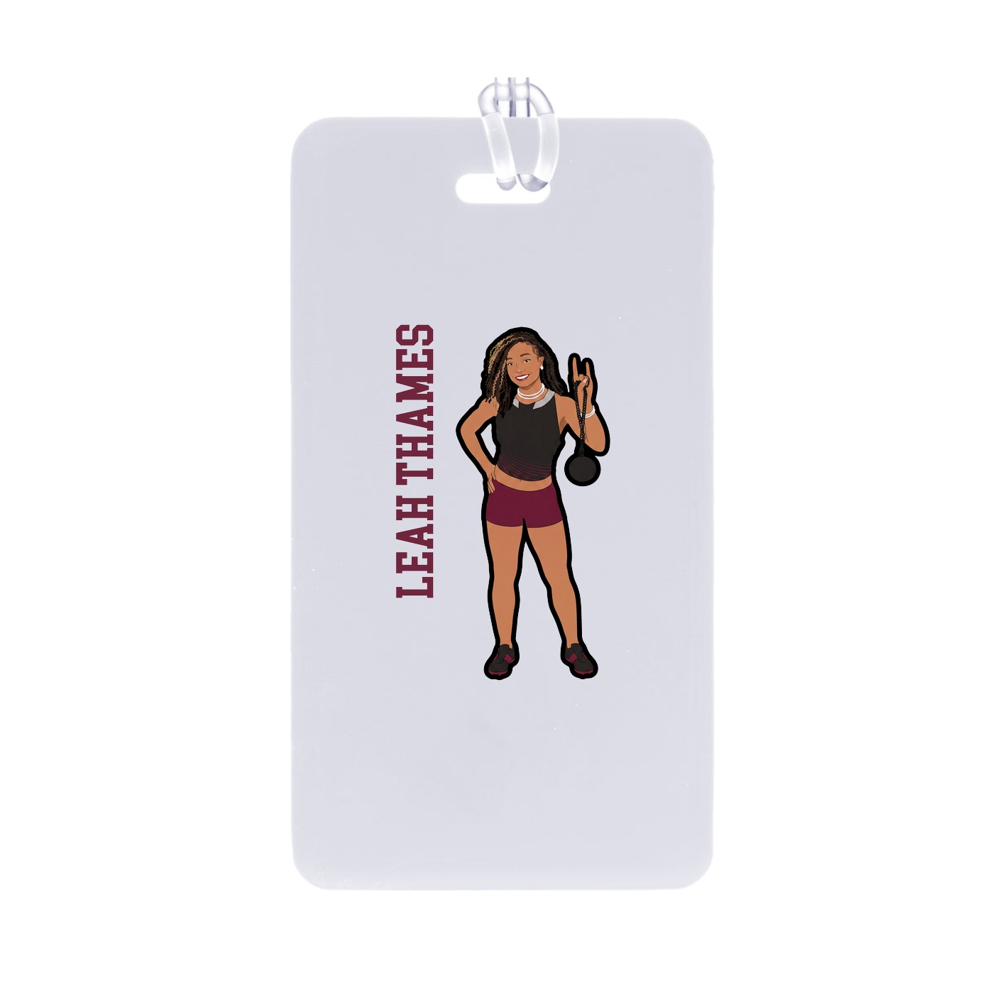 Bag Tag — Name Vertical in Classic