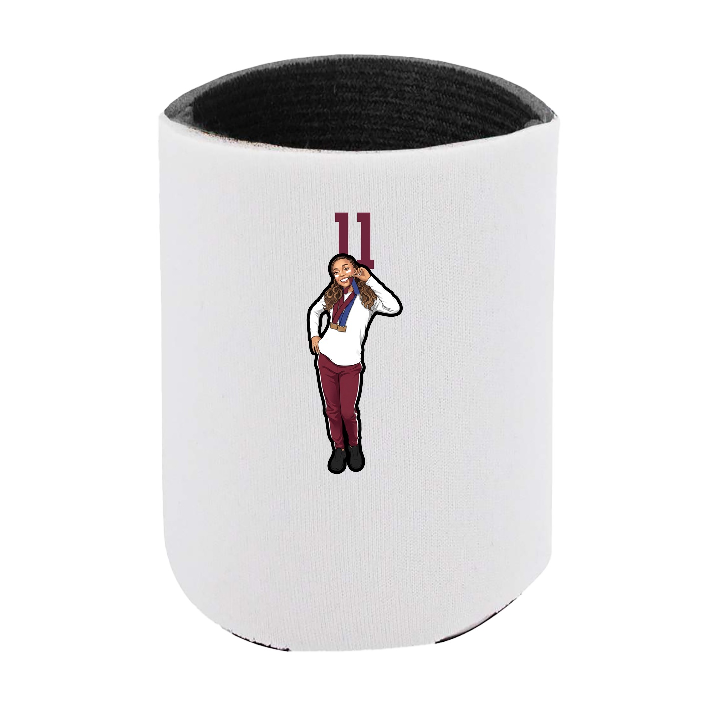 Can Holder — Number Top in White