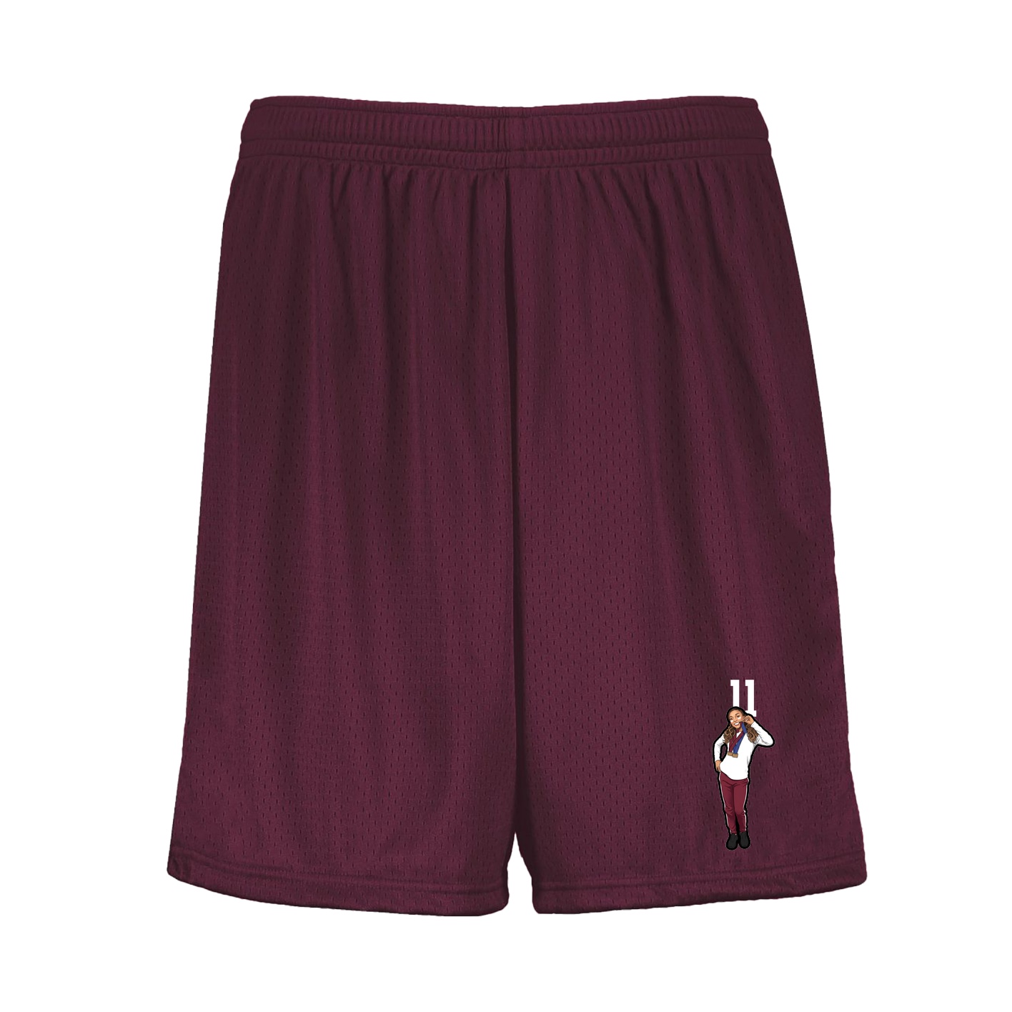 Shorts — Number Top in Maroon