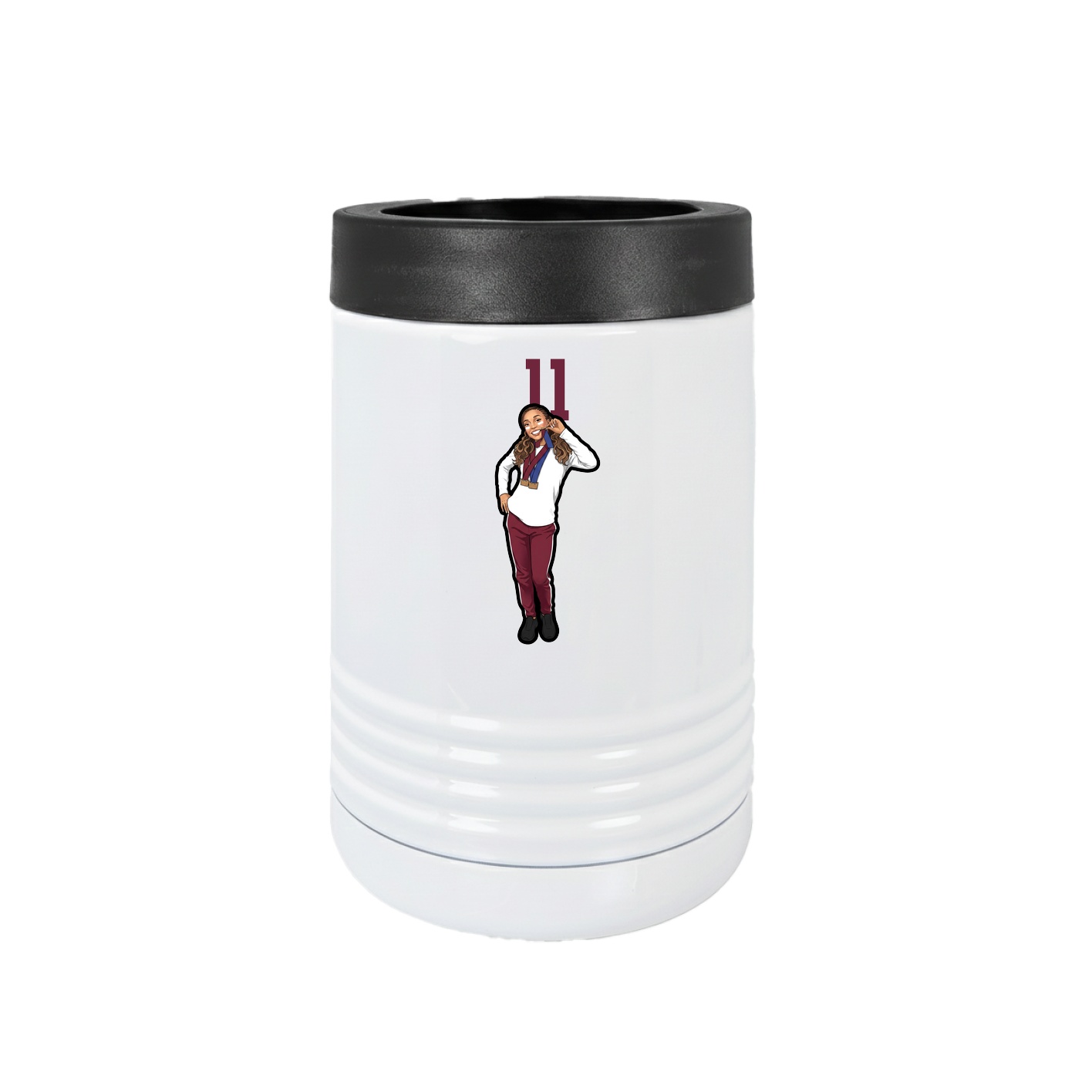 Beverage Holder — Number Top in White