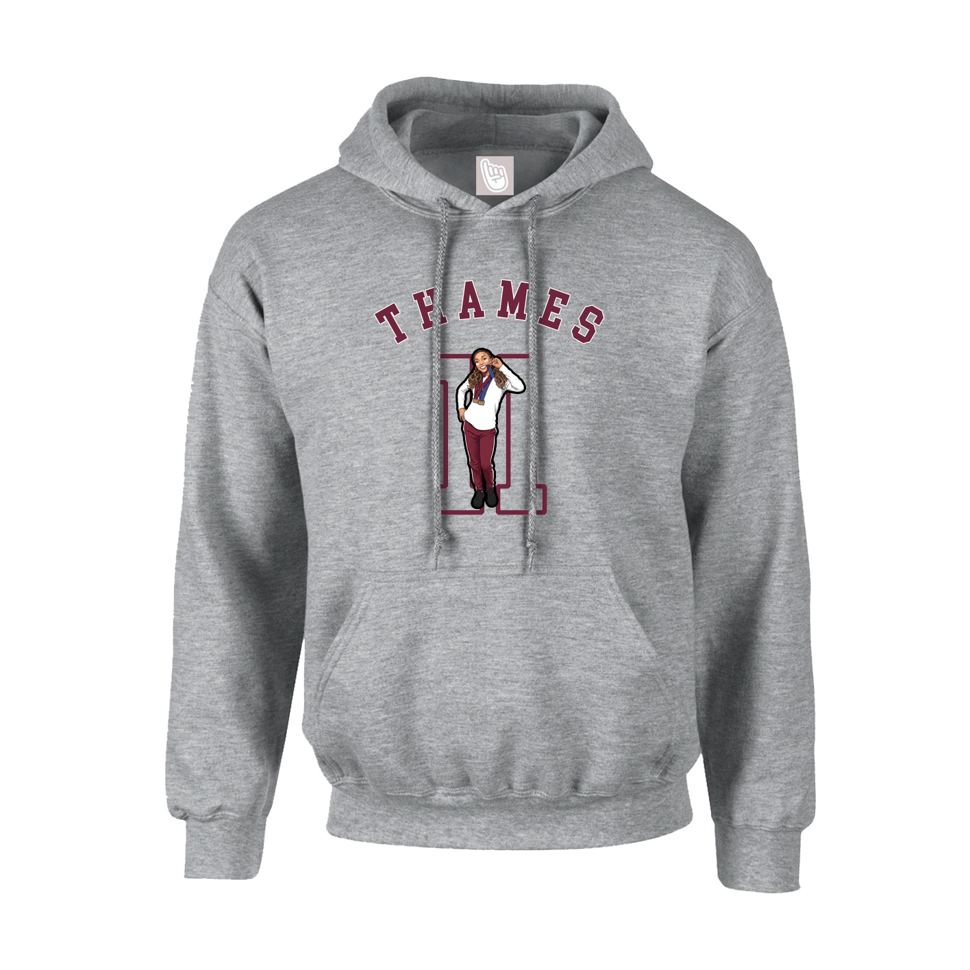 Hoodie — Shirsey Arch in Grey