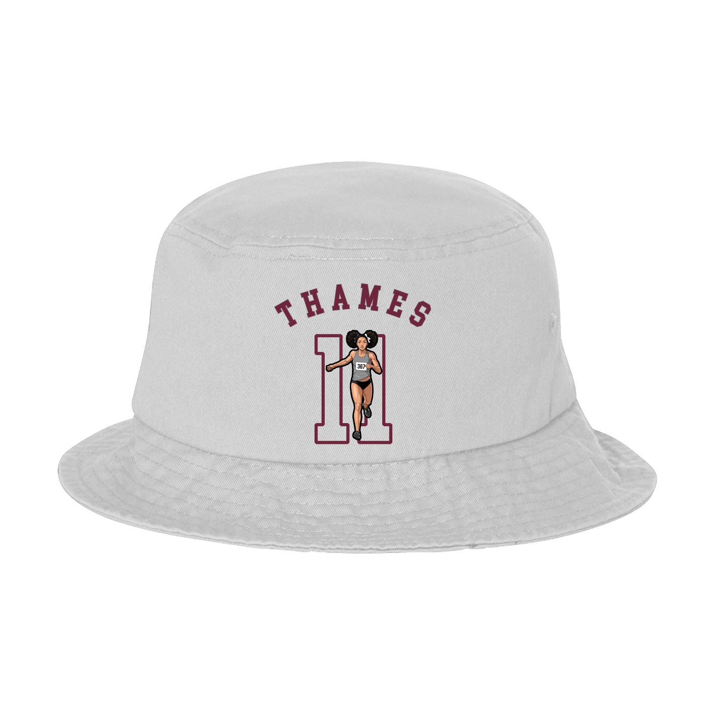 Bucket Cap — Shirsey Arch in White