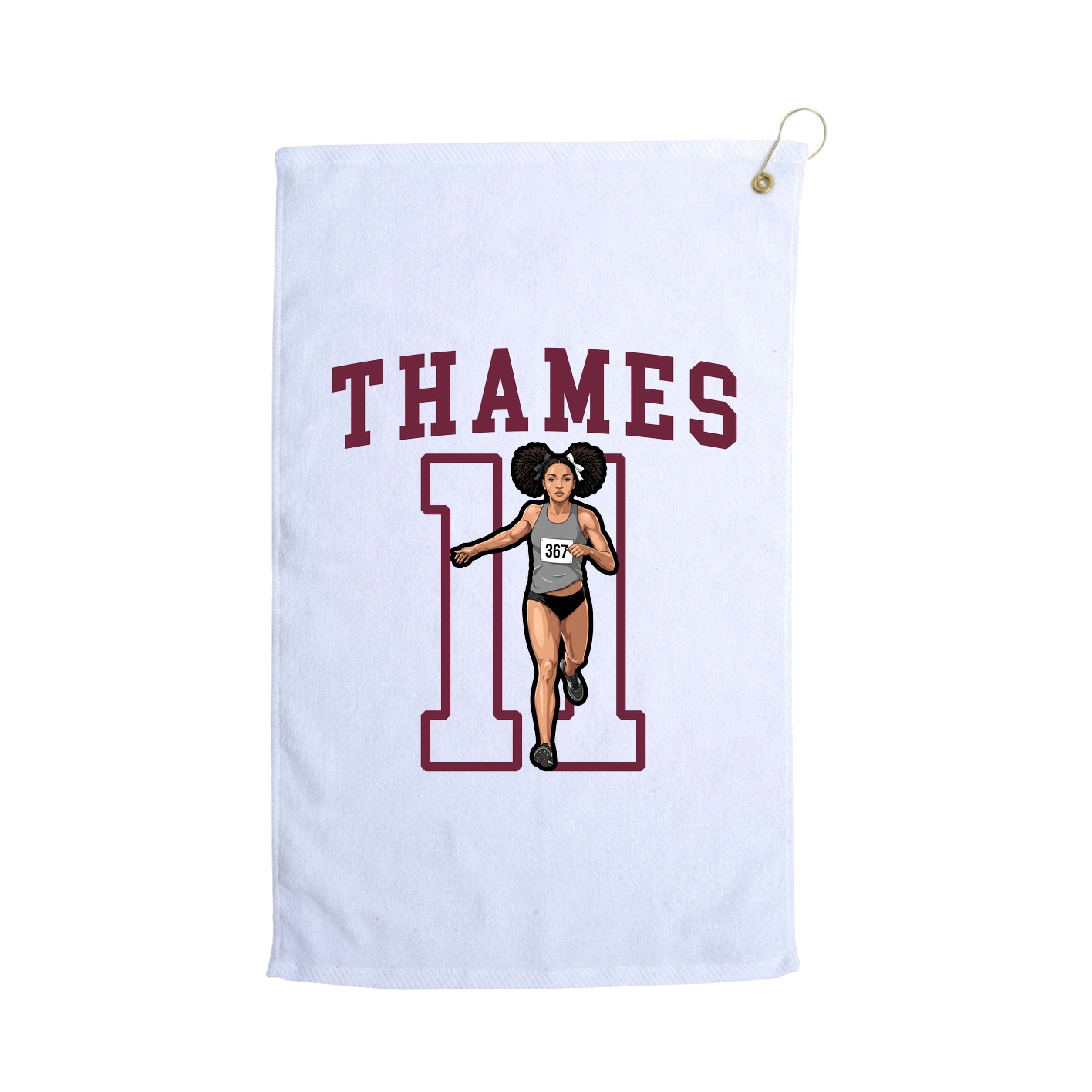 Golf Towel — Shirsey in White