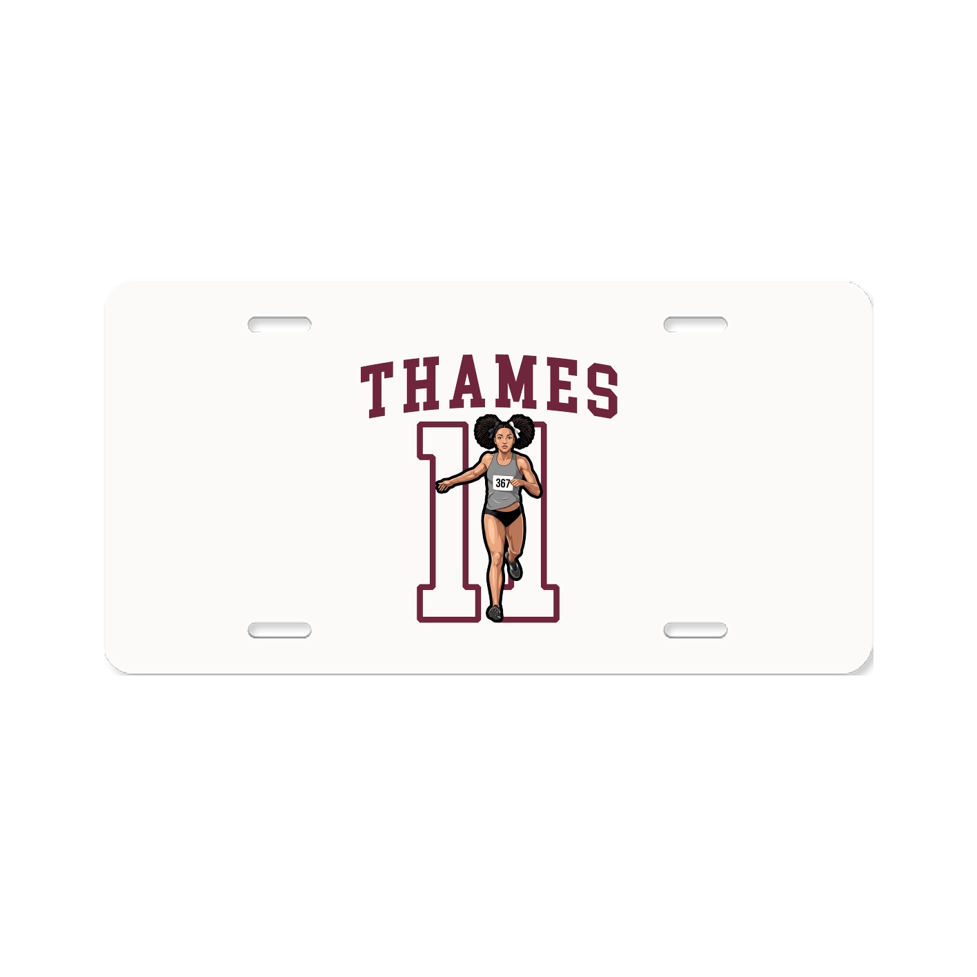 License Plate — Shirsey in Classic