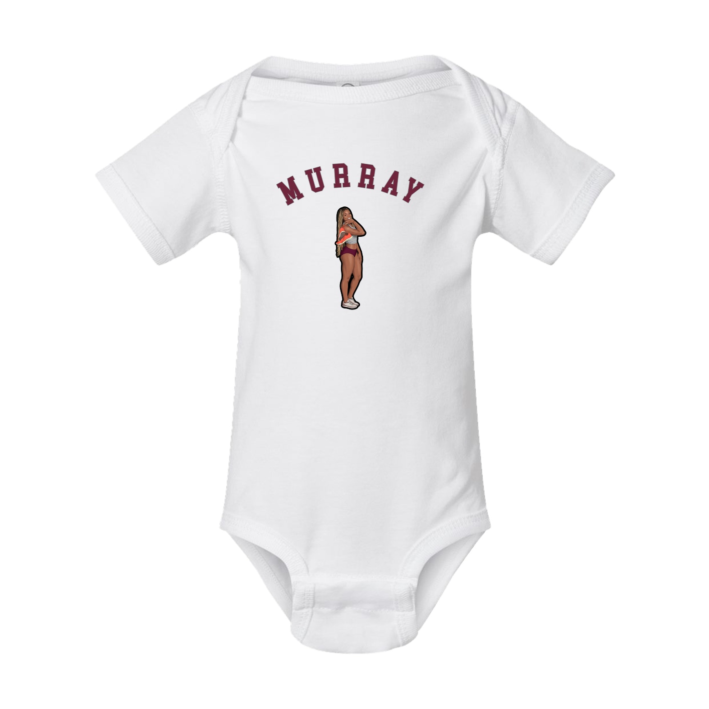 Baby Onesie — Shirsey Arch in White